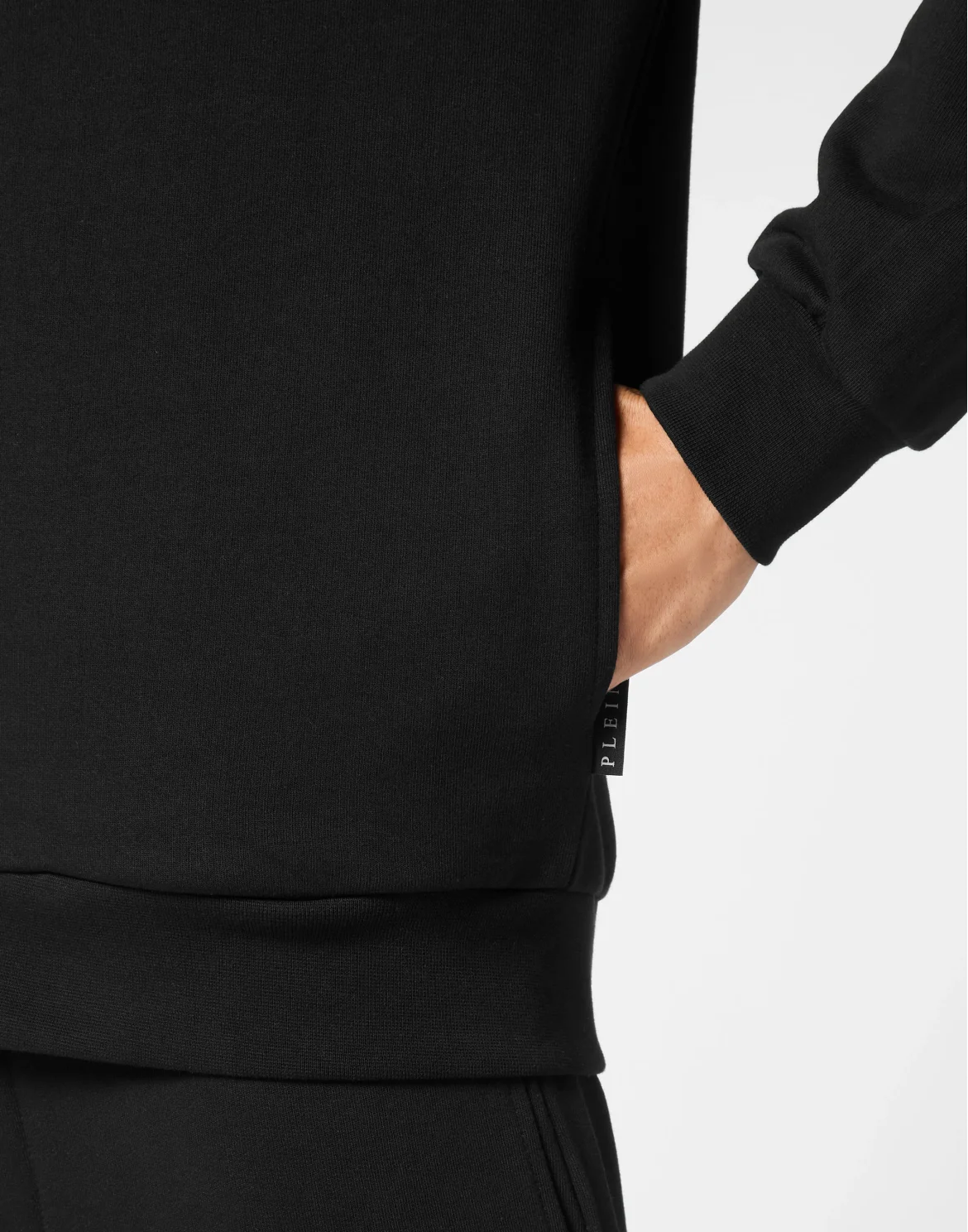 Hoodie Sweatjacket LS Iconic Plein, цвет: Черный