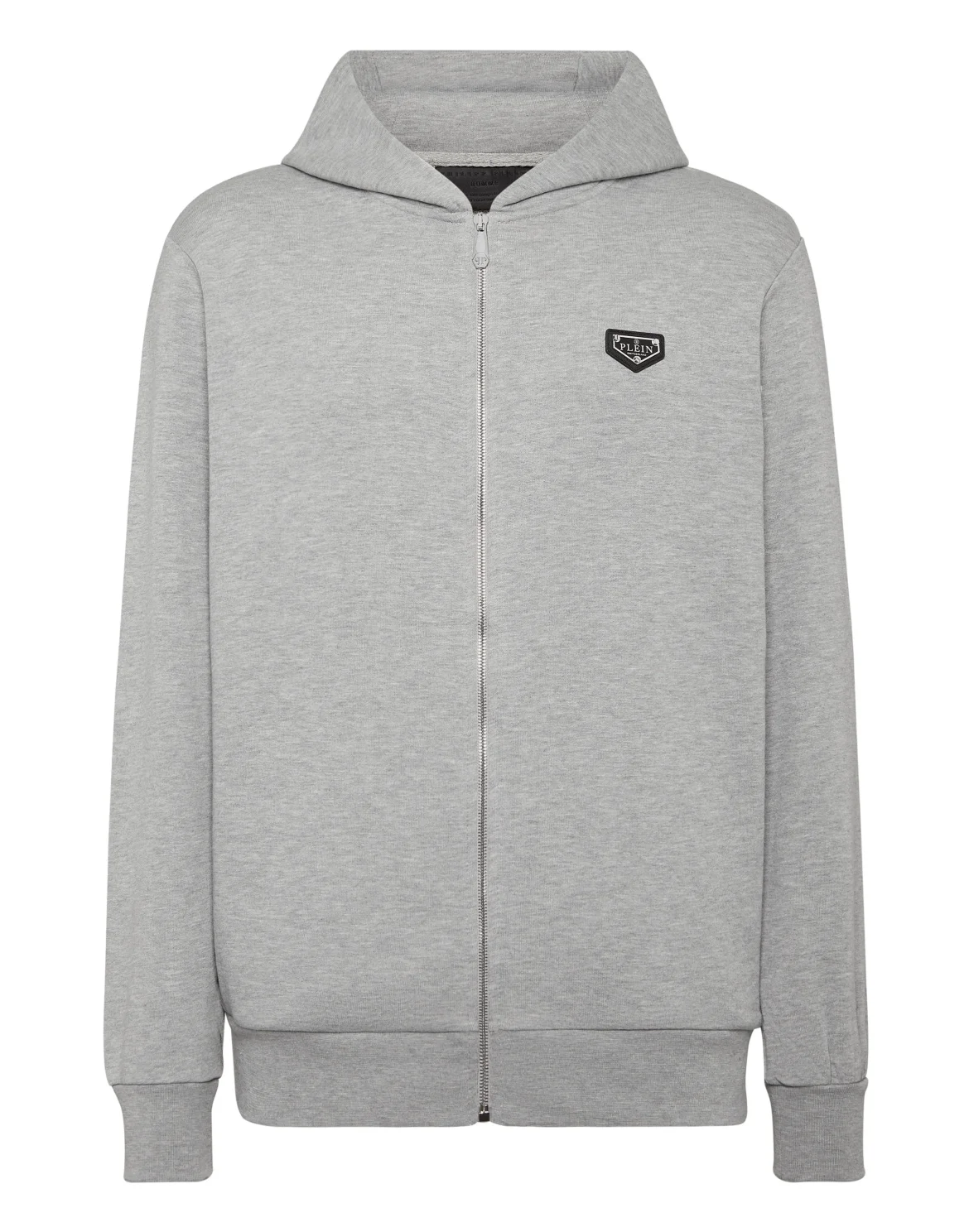 Hoodie Sweatjacket LS Iconic Plein, цвет: Серый