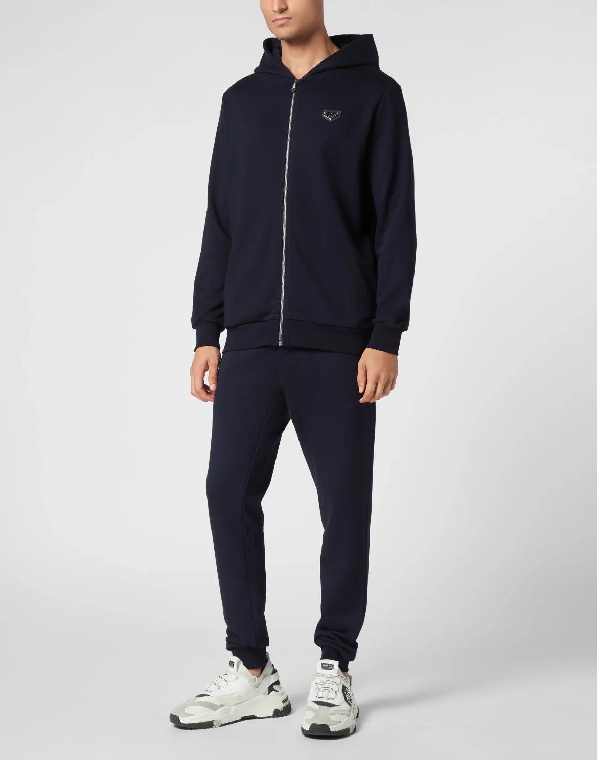 Hoodie Sweatjacket LS Iconic Plein, цвет: Синий