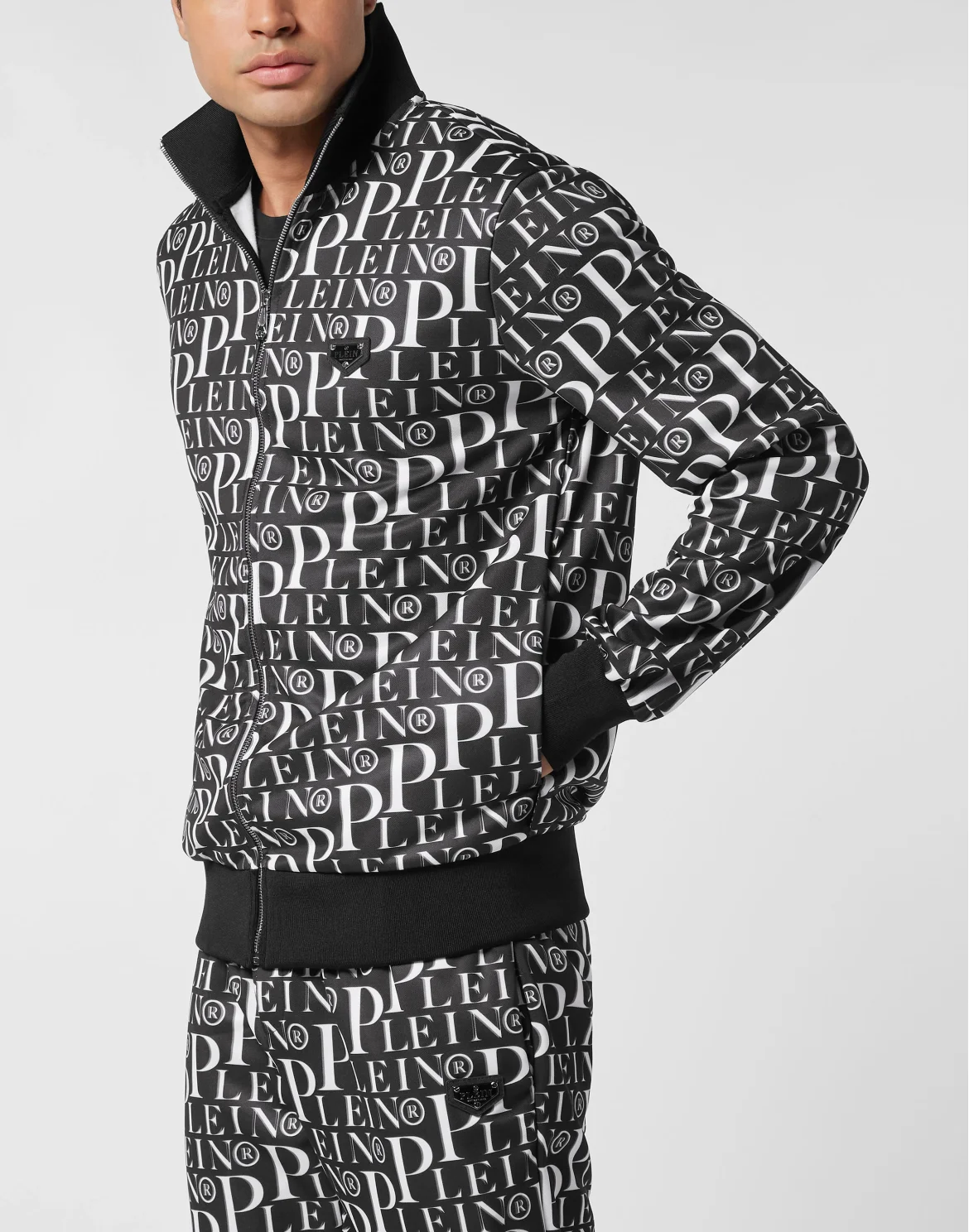 Jogging Jacket LS Philipp Plein TM, цвет: Черный