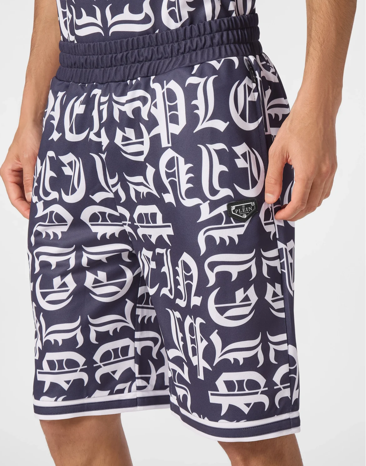 Jogging Basket Shorts Gothic Plein, цвет: Синий