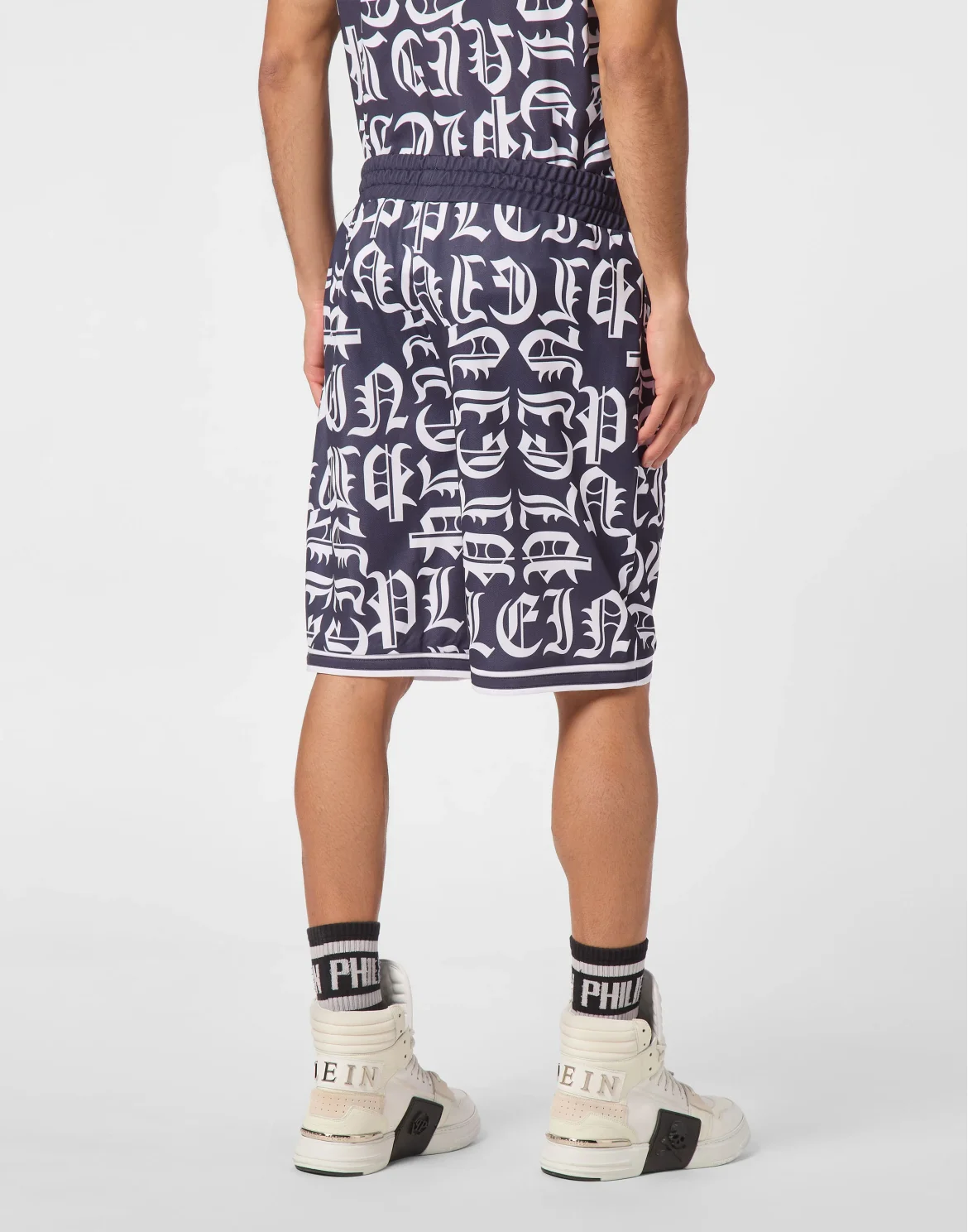 Jogging Basket Shorts Gothic Plein, цвет: Синий