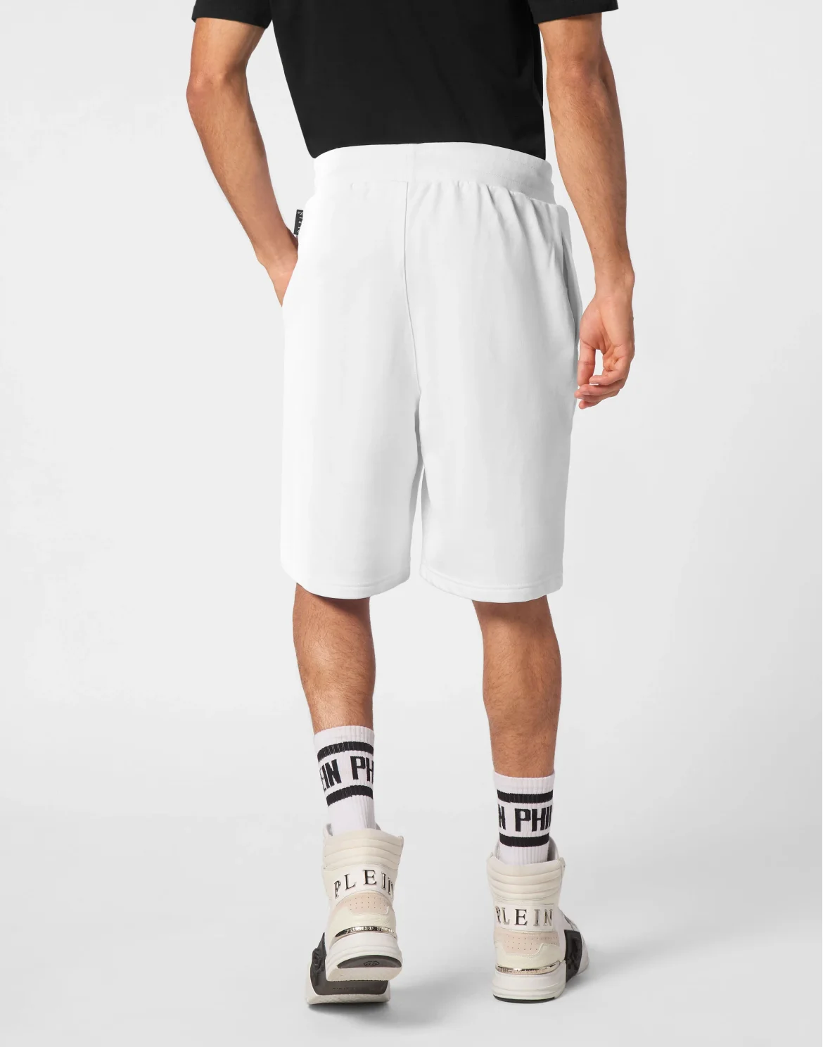 Jogging Shorts Iconic Plein, цвет: Белый