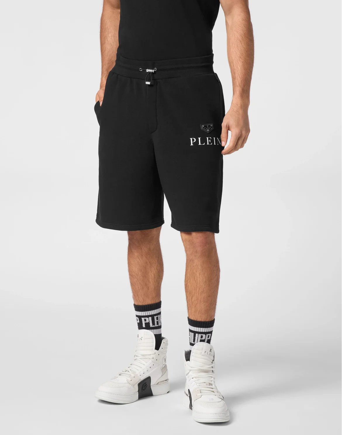 Jogging Shorts Iconic Plein, цвет: Черный