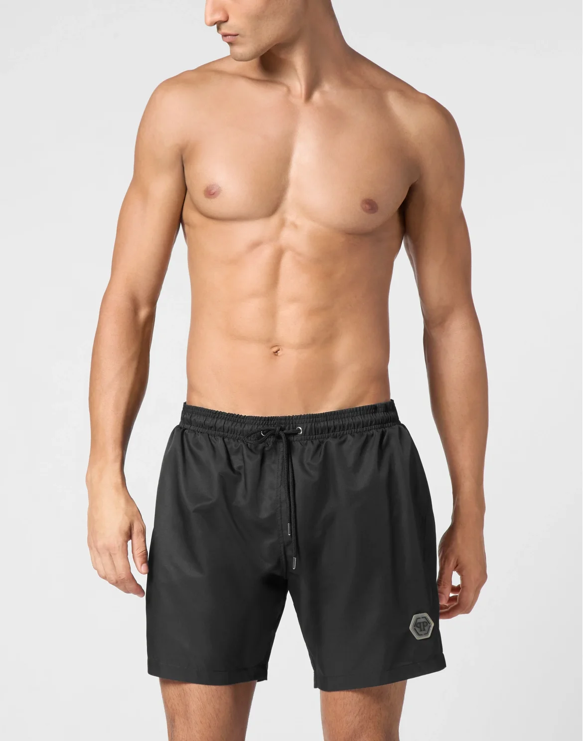 Short Swim Boxer Hexagon, цвет: Черный