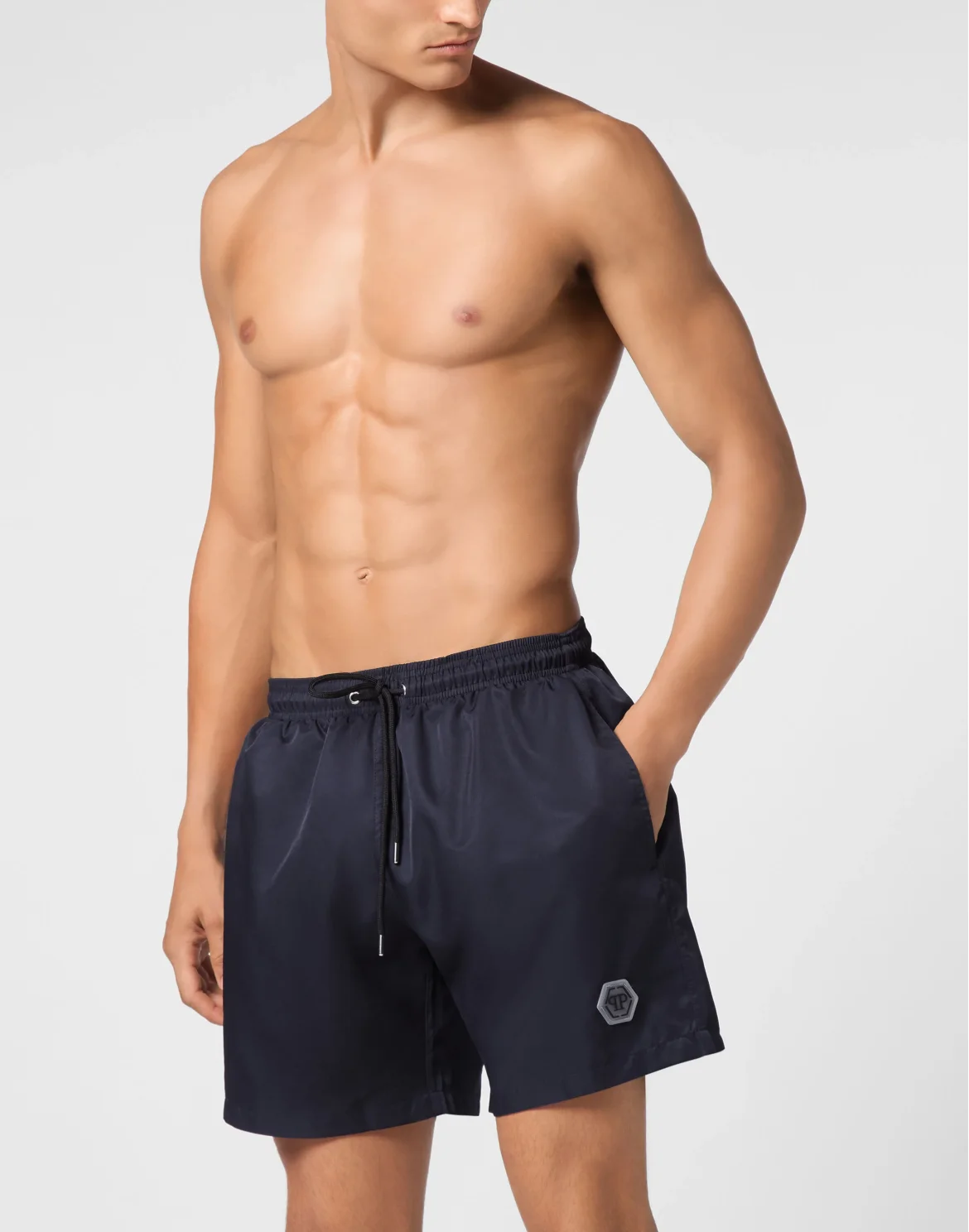 Short Swim Boxer Hexagon, цвет: Синий