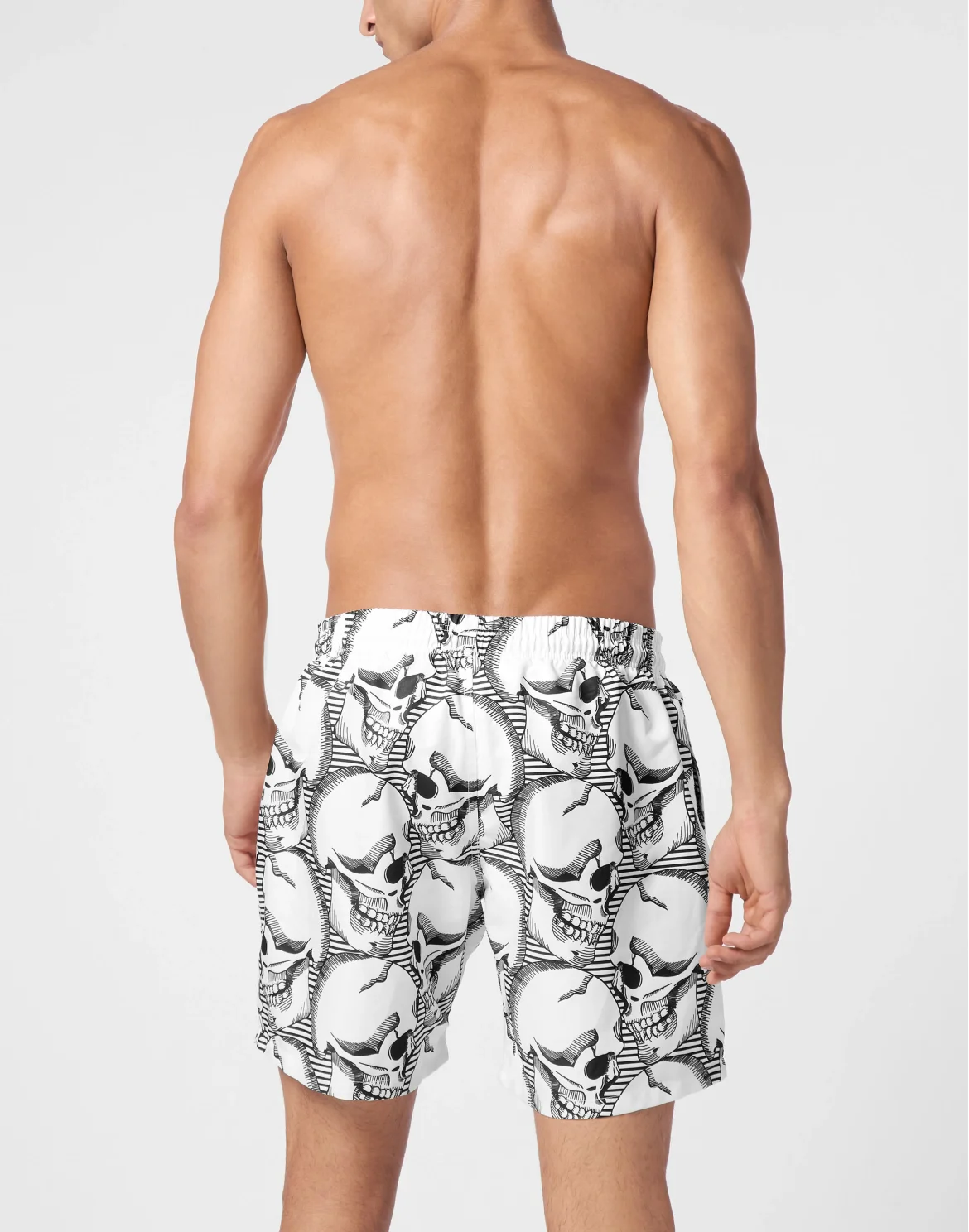 Short Swim Boxer Skull, цвет: Белый