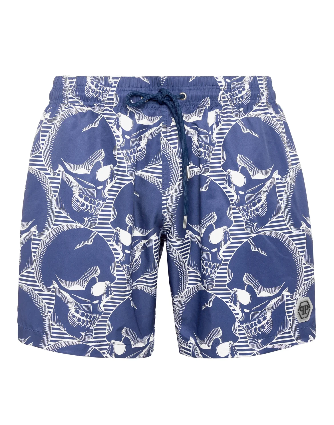 Short Swim Boxer Skull, цвет: Синий