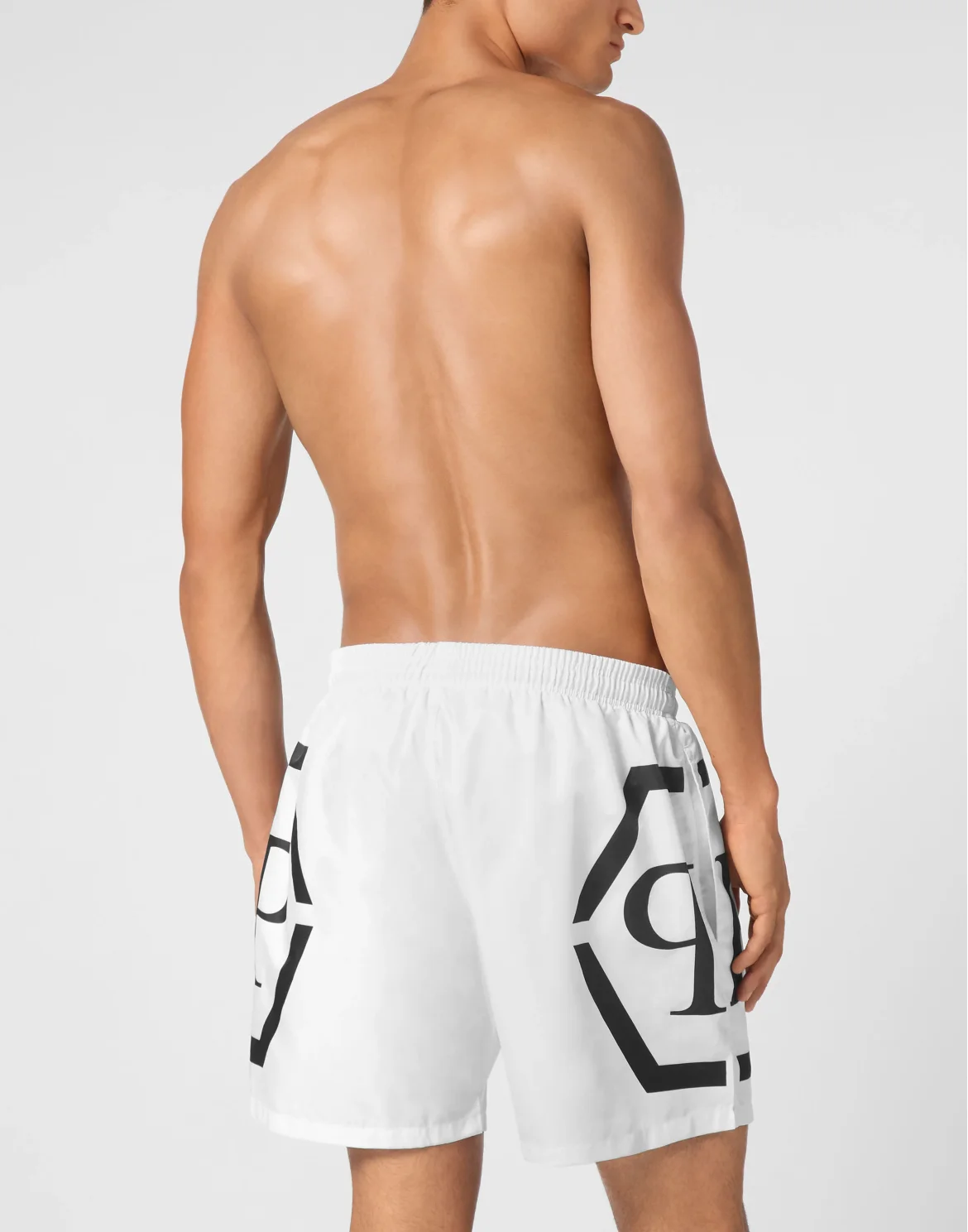 Short Swim Boxer Hexagon, цвет: Белый