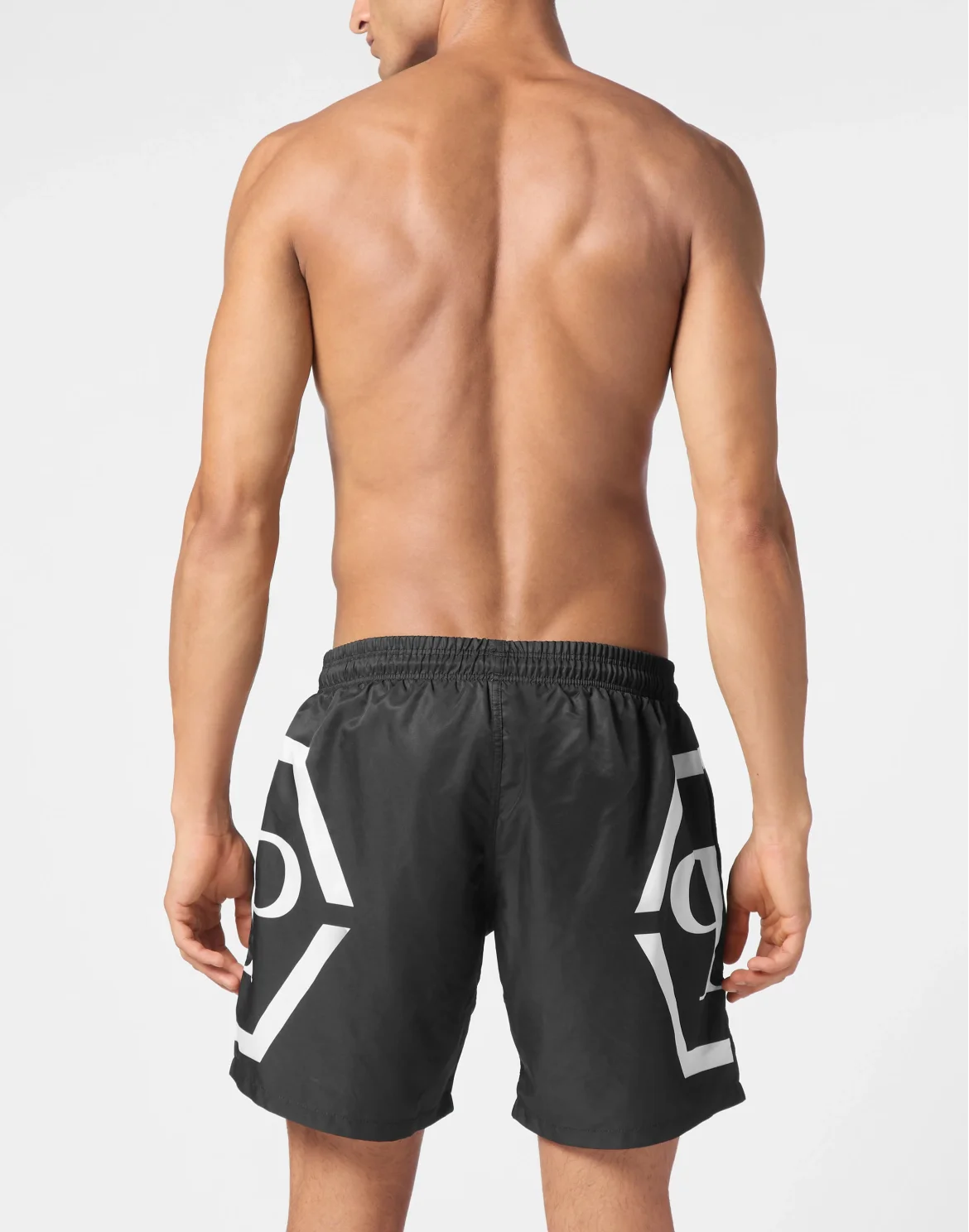 Short Swim Boxer Hexagon, цвет: Черный