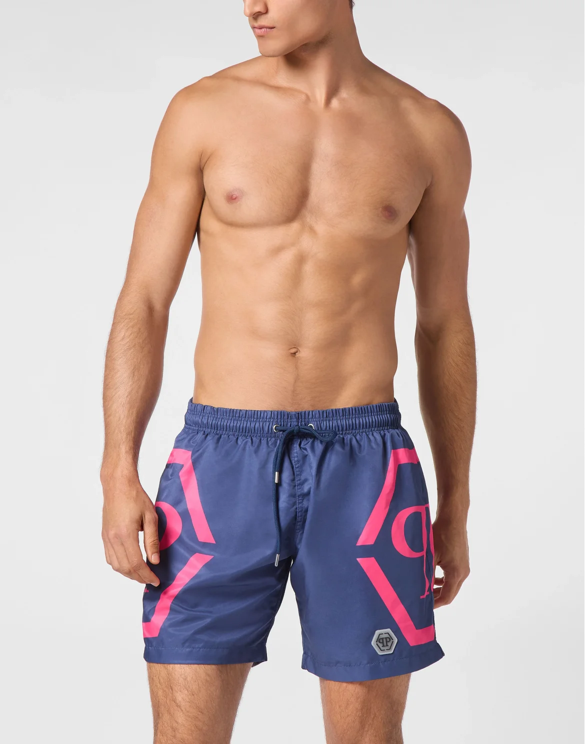 Short Swim Boxer Hexagon, цвет: Синий