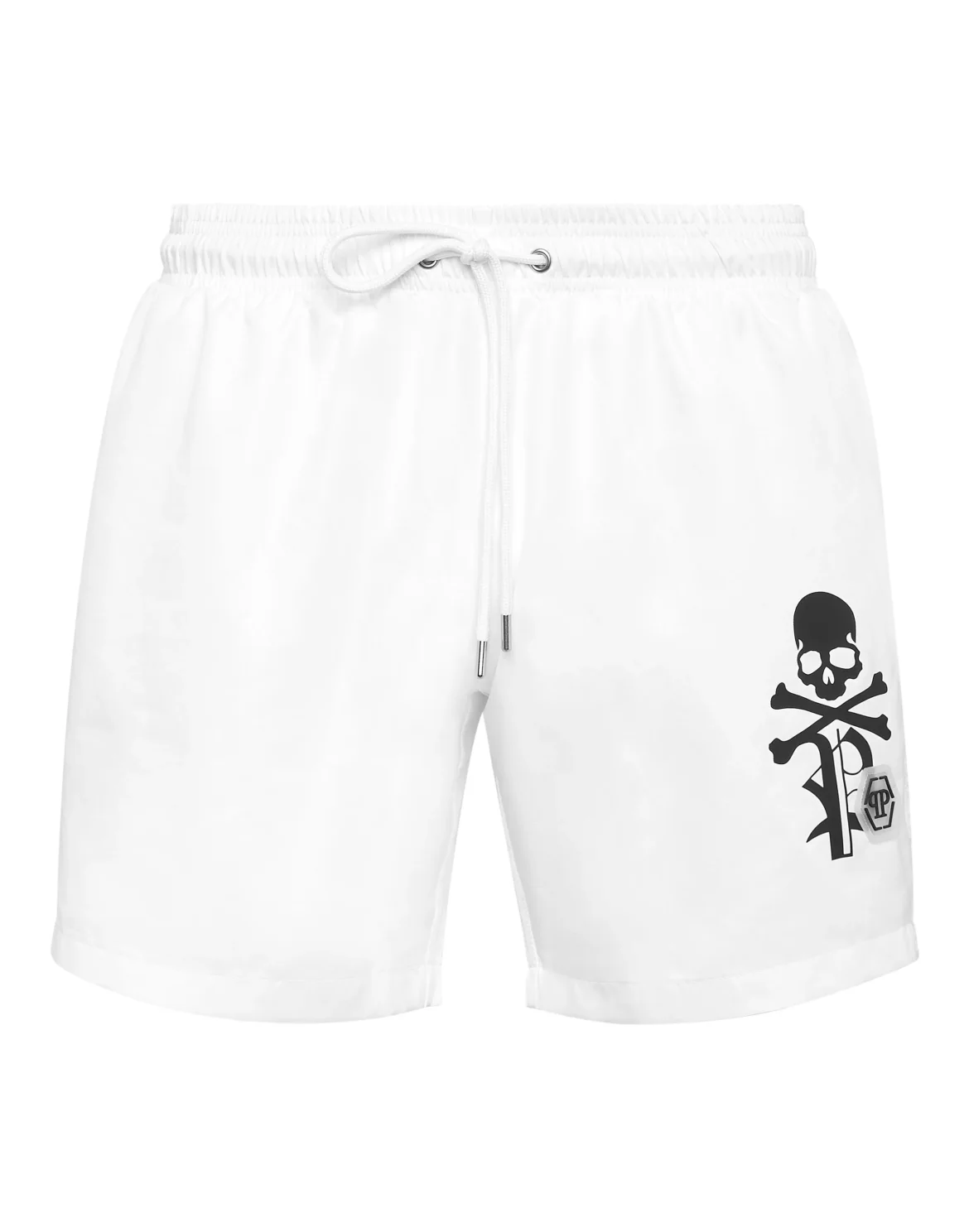 Short Swim Boxer Skull&Bones, цвет: Белый