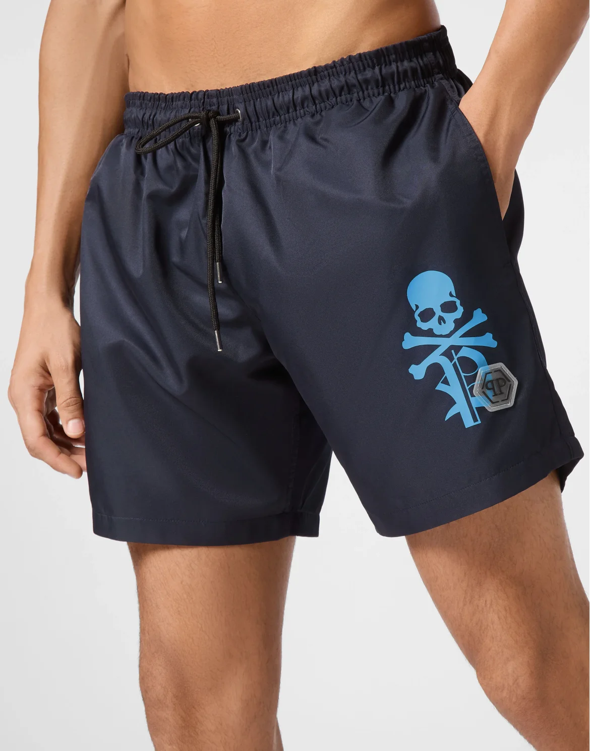 Short Swim Boxer Skull&Bones, цвет: Синий