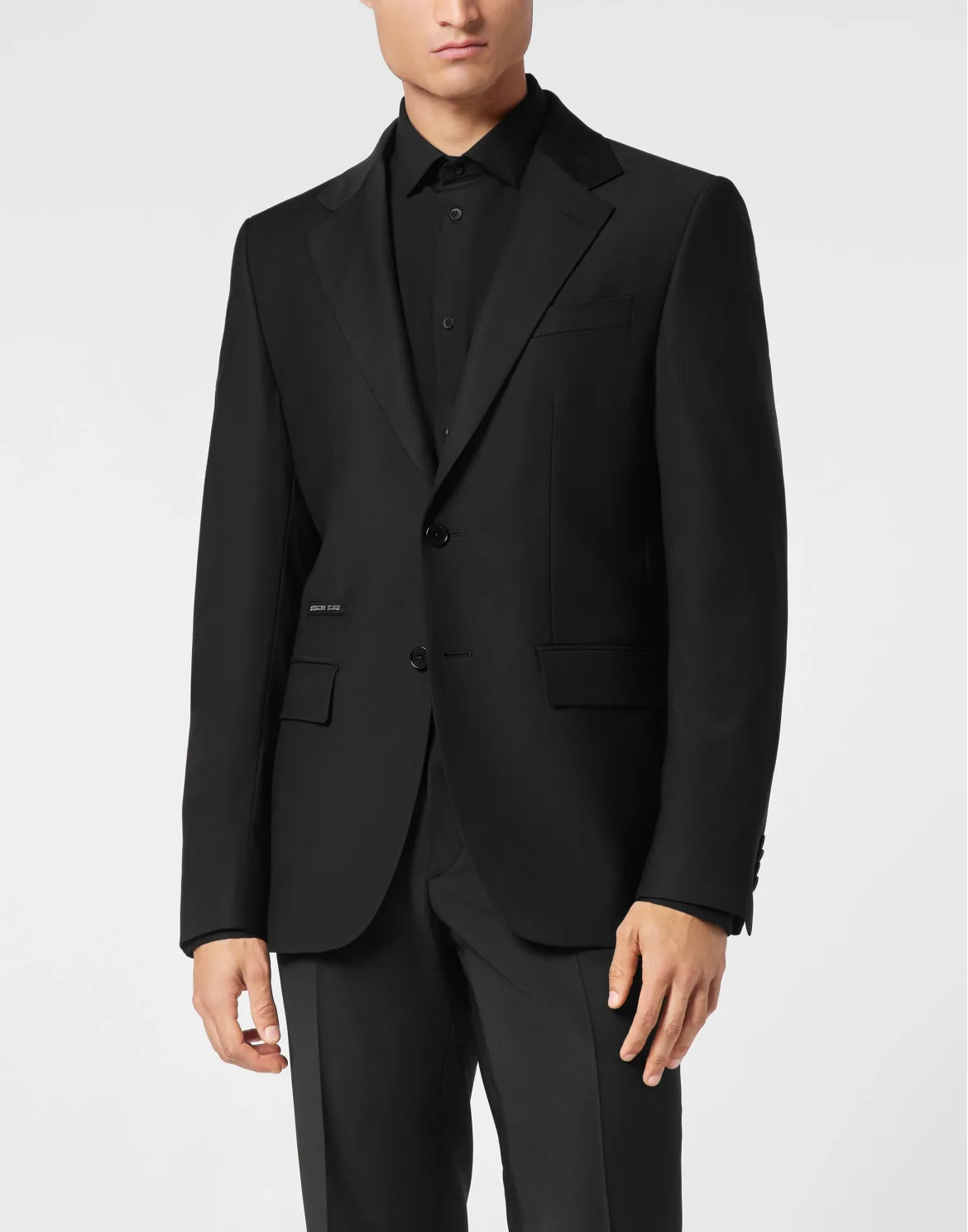 Wool Blazer LS, цвет: Черный