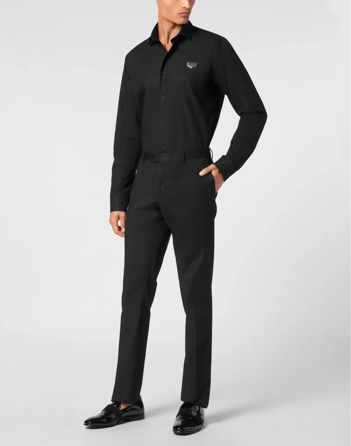 Long Trousers Chinos Fit, цвет: Черный