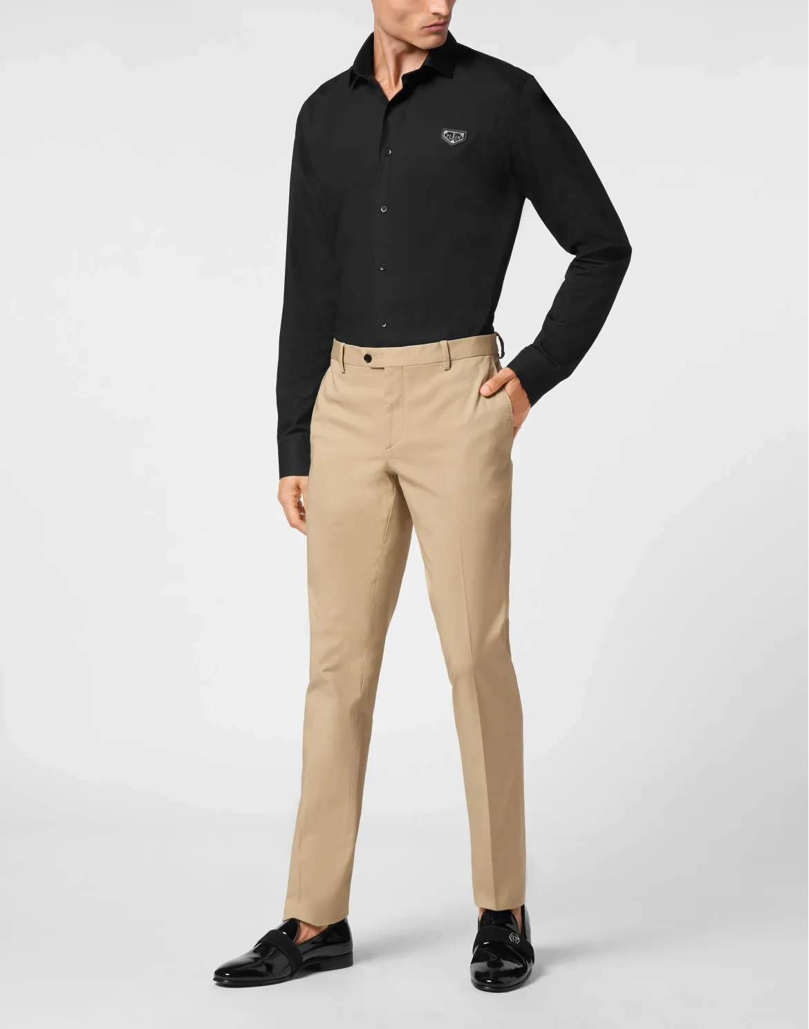 Long Trousers Chinos Fit, цвет: Бежевый