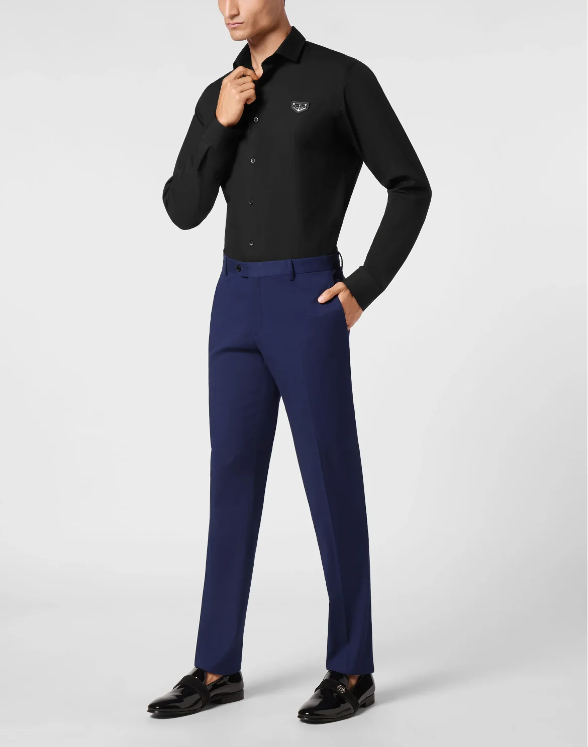 Long Trousers Chinos Fit, цвет: Синий