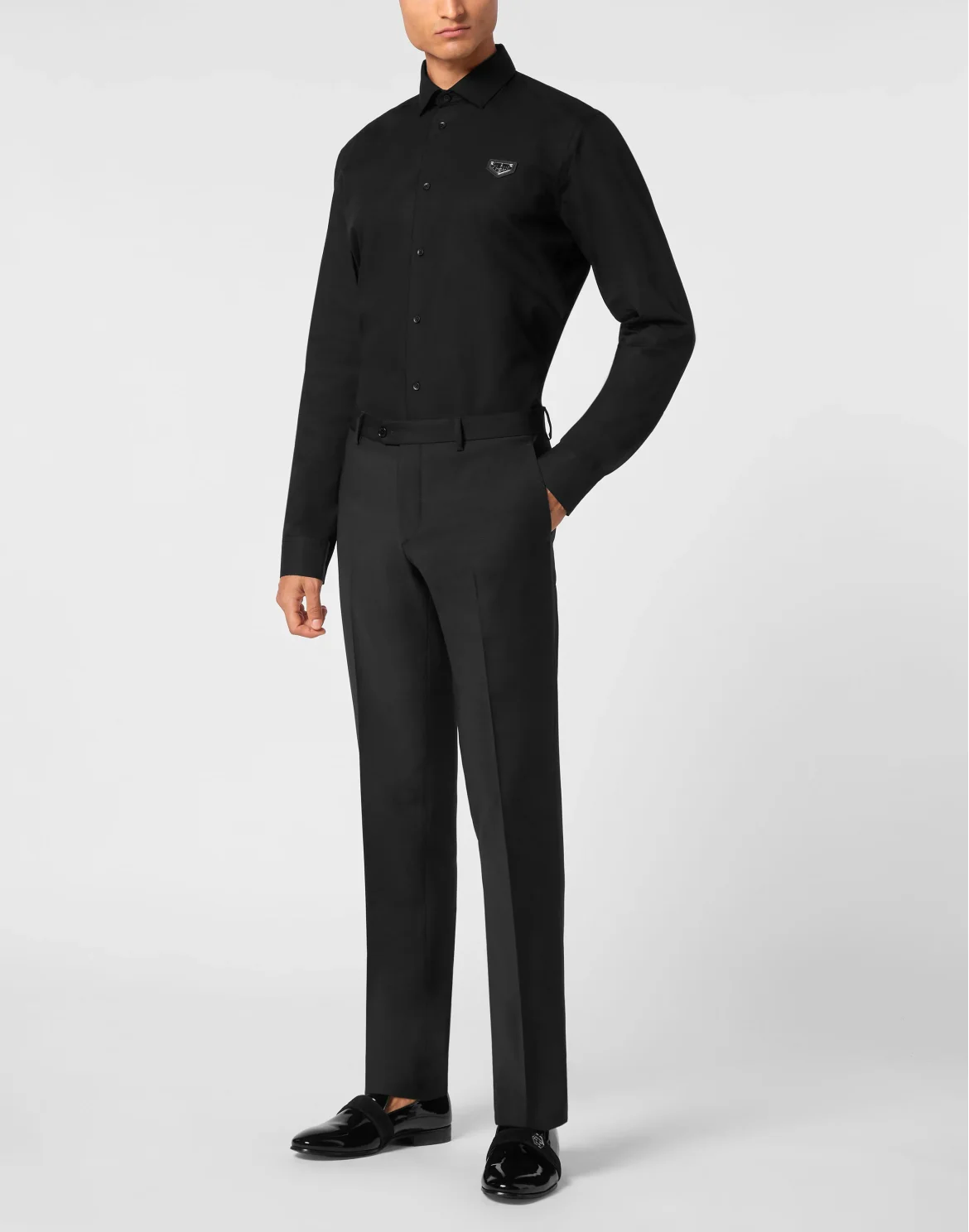 Classic Wool Trousers, цвет: Черный