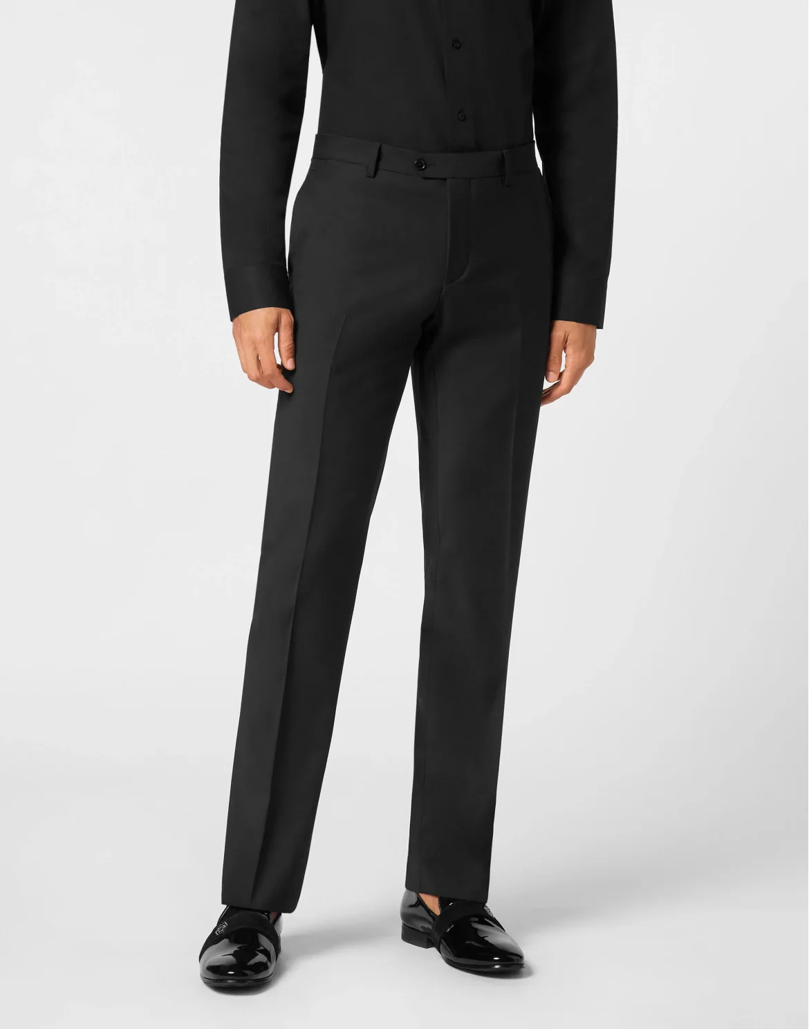 Classic Wool Trousers, цвет: Черный