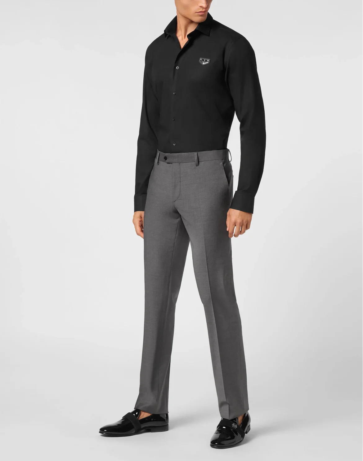 Classic Wool Trousers, цвет: Серый