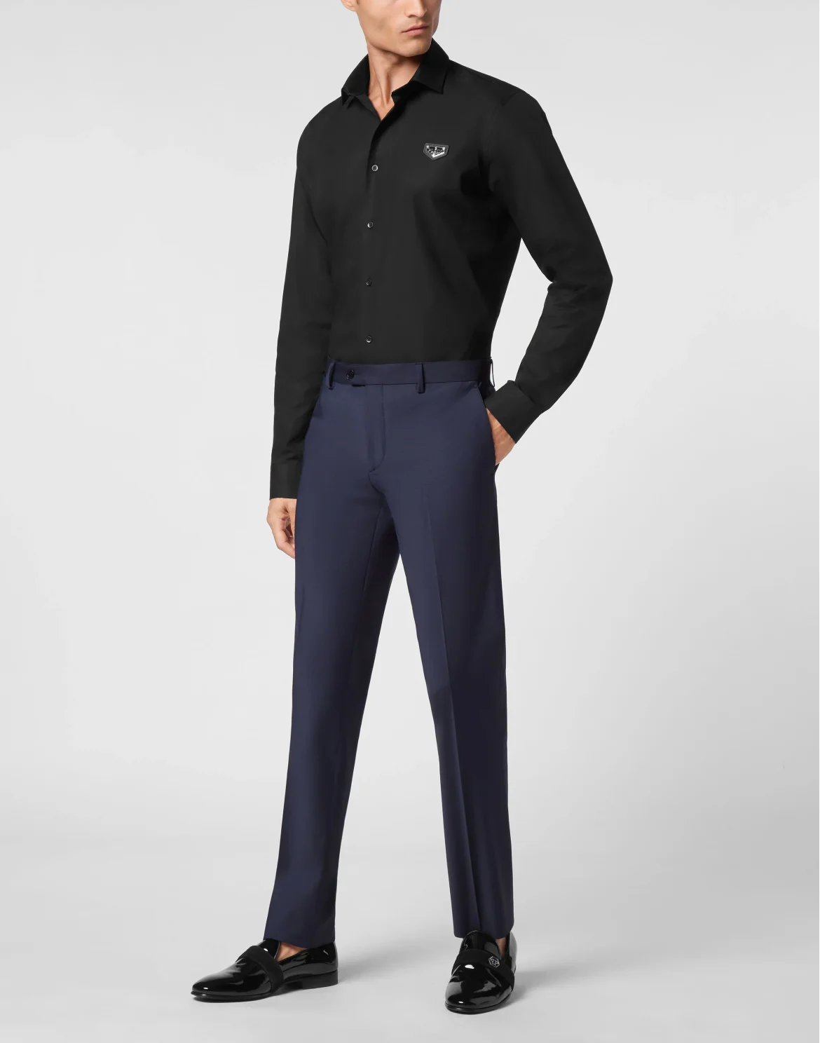 Classic Wool Trousers, цвет: Синий