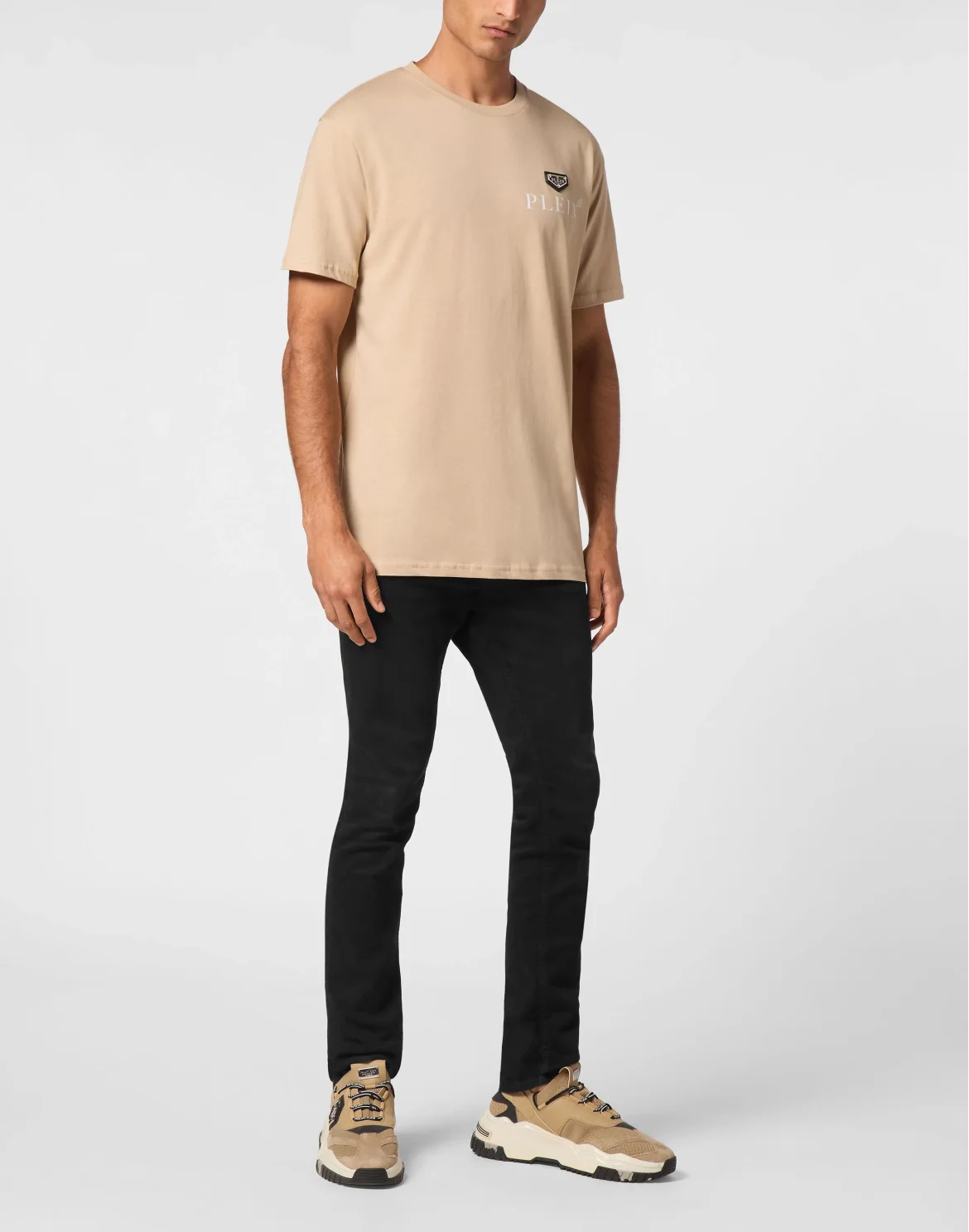 T-shirt Round Neck SS Philipp Plein TM, цвет: Бежевый
