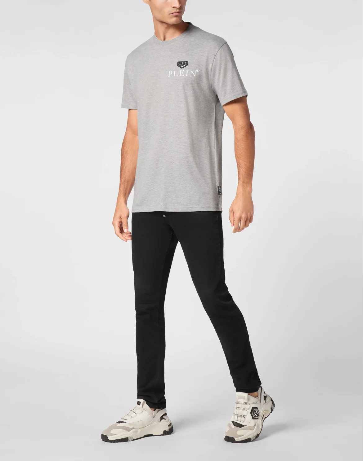 T-shirt Round Neck SS Philipp Plein TM, цвет: Серый
