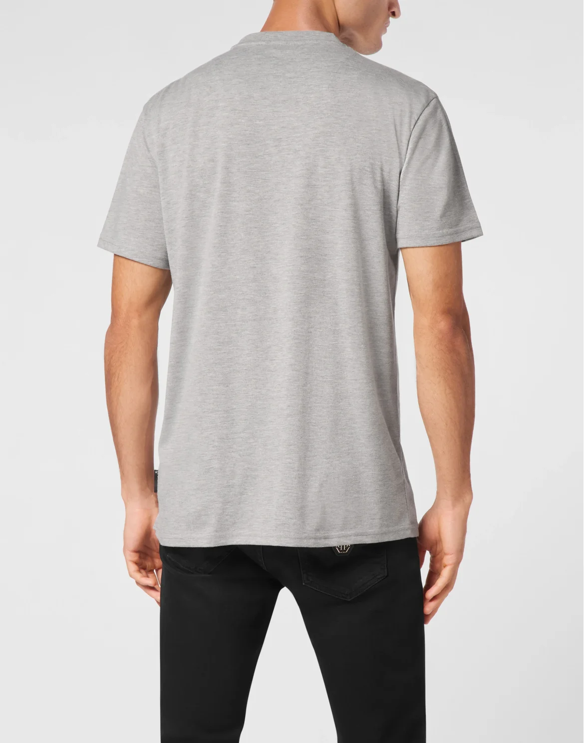 T-shirt Round Neck SS Philipp Plein TM, цвет: Серый