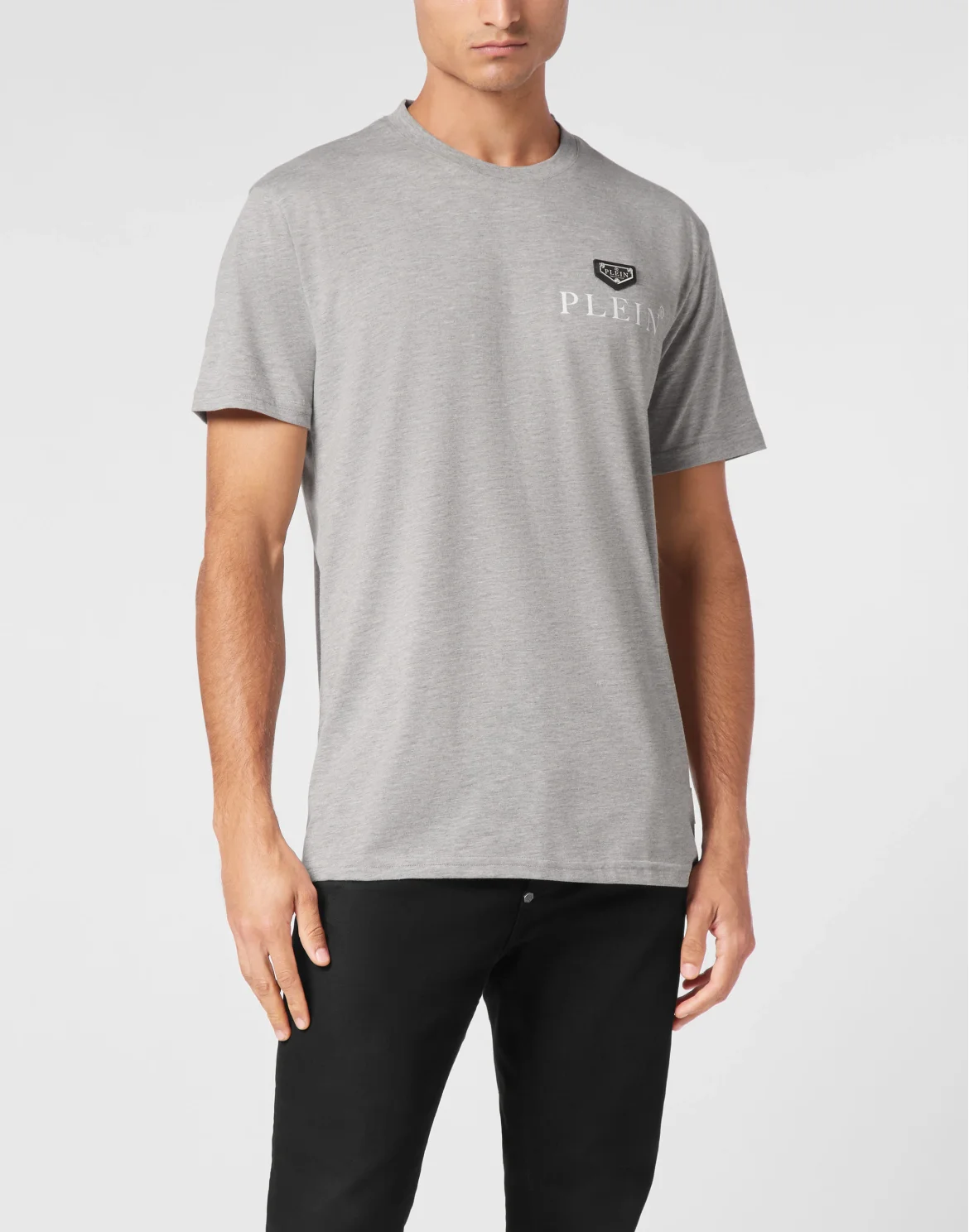T-shirt Round Neck SS Philipp Plein TM, цвет: Серый