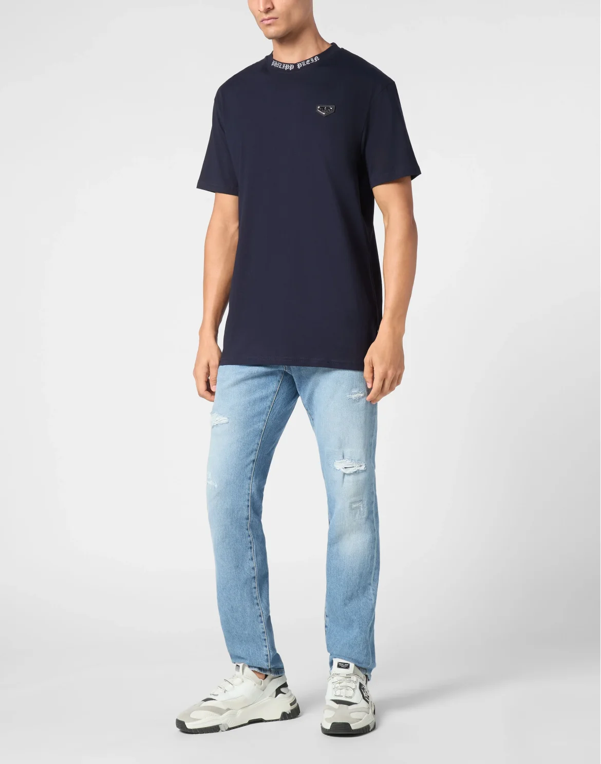 T-shirt Round Neck SS Philipp Plein TM, цвет: Синий