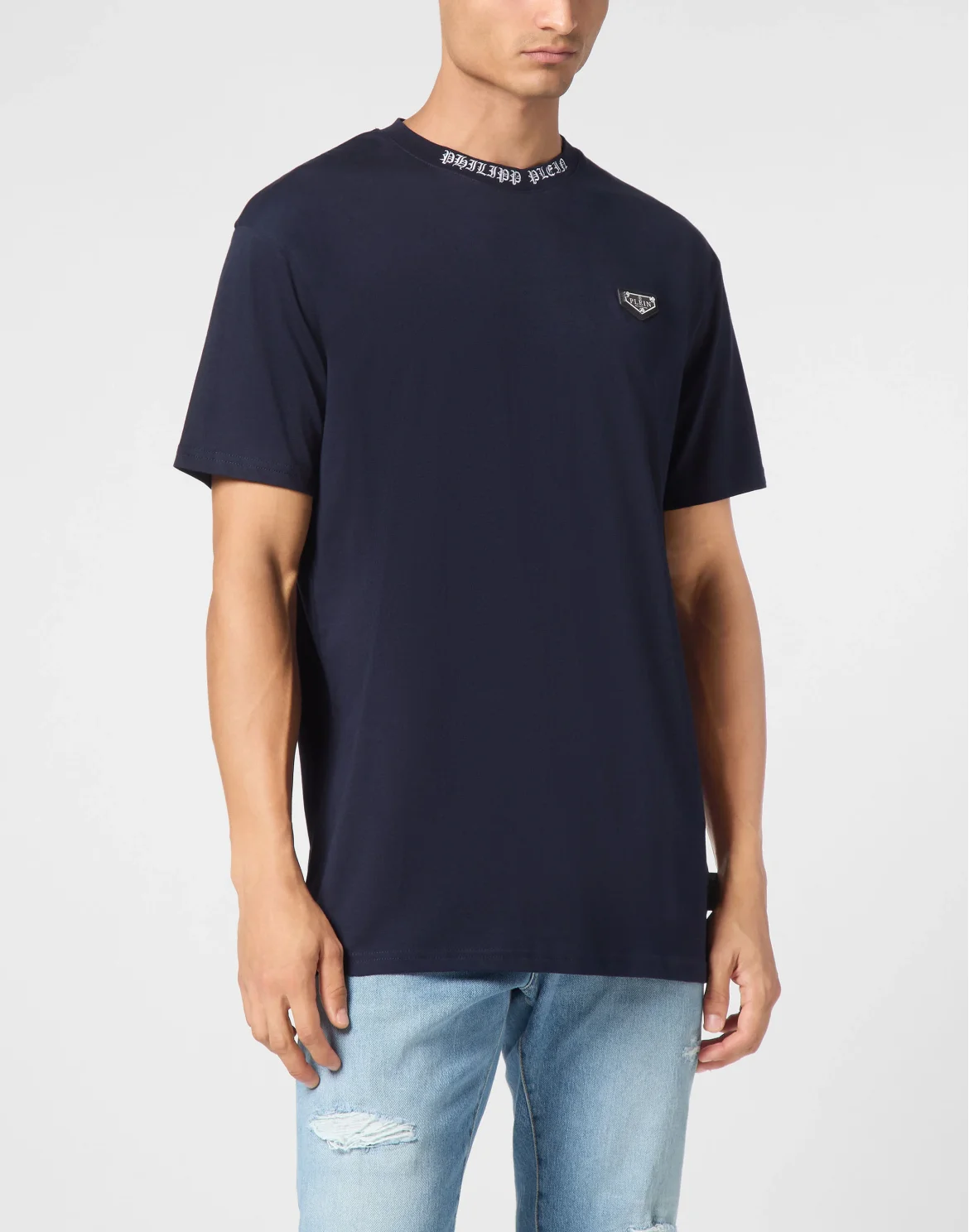 T-shirt Round Neck SS Philipp Plein TM, цвет: Синий