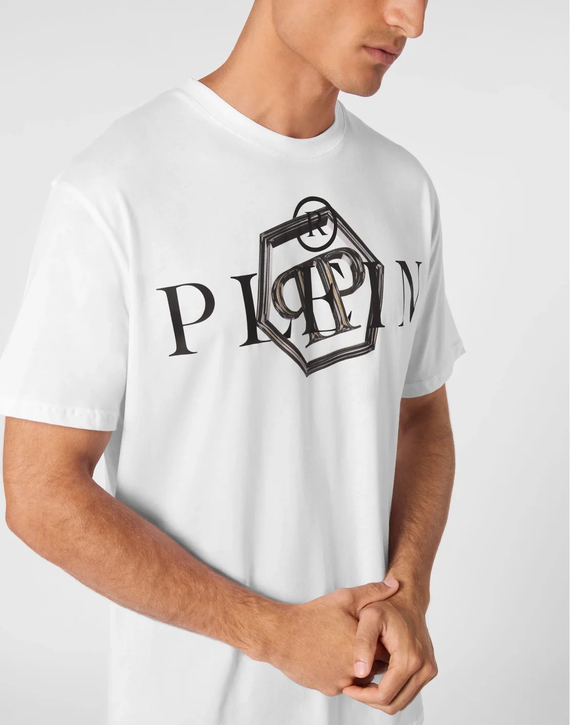 T-shirt Round Neck SS Philipp Plein TM, цвет: Белый