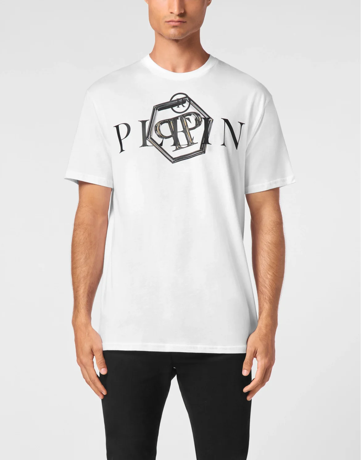 T-shirt Round Neck SS Philipp Plein TM, цвет: Белый