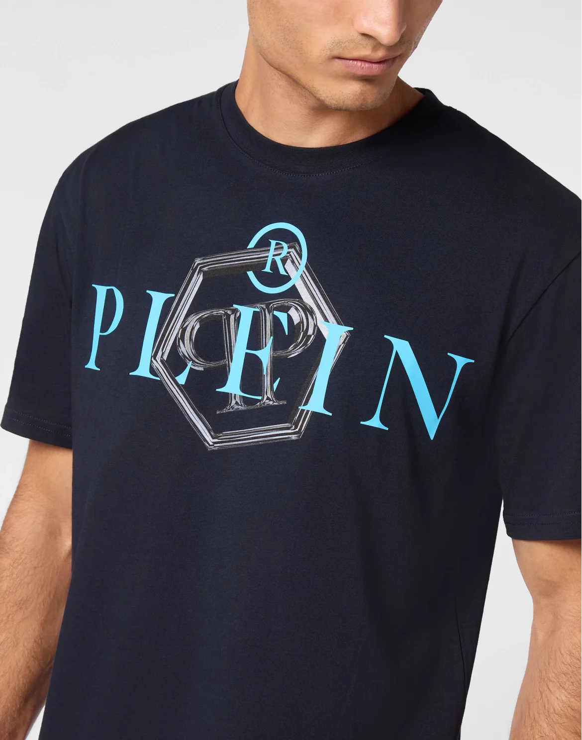 T-shirt Round Neck SS Philipp Plein TM, цвет: Синий
