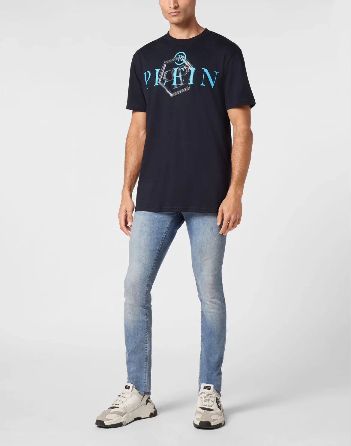T-shirt Round Neck SS Philipp Plein TM, цвет: Синий