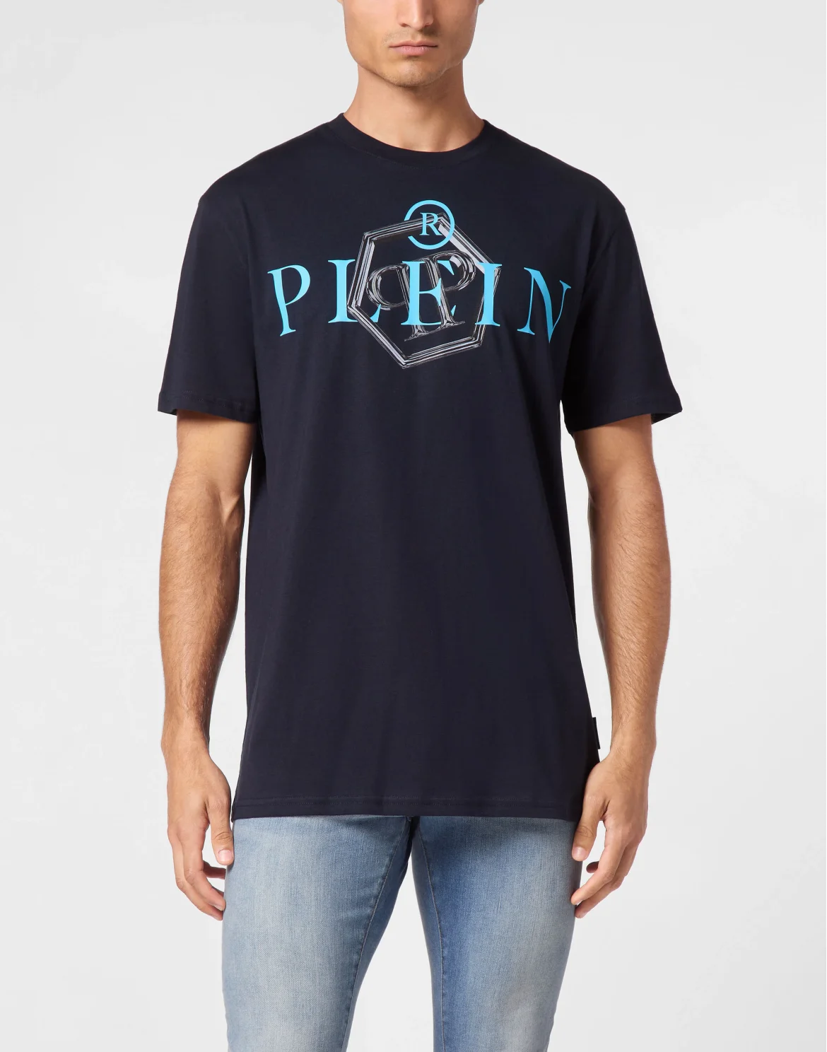 T-shirt Round Neck SS Philipp Plein TM, цвет: Синий