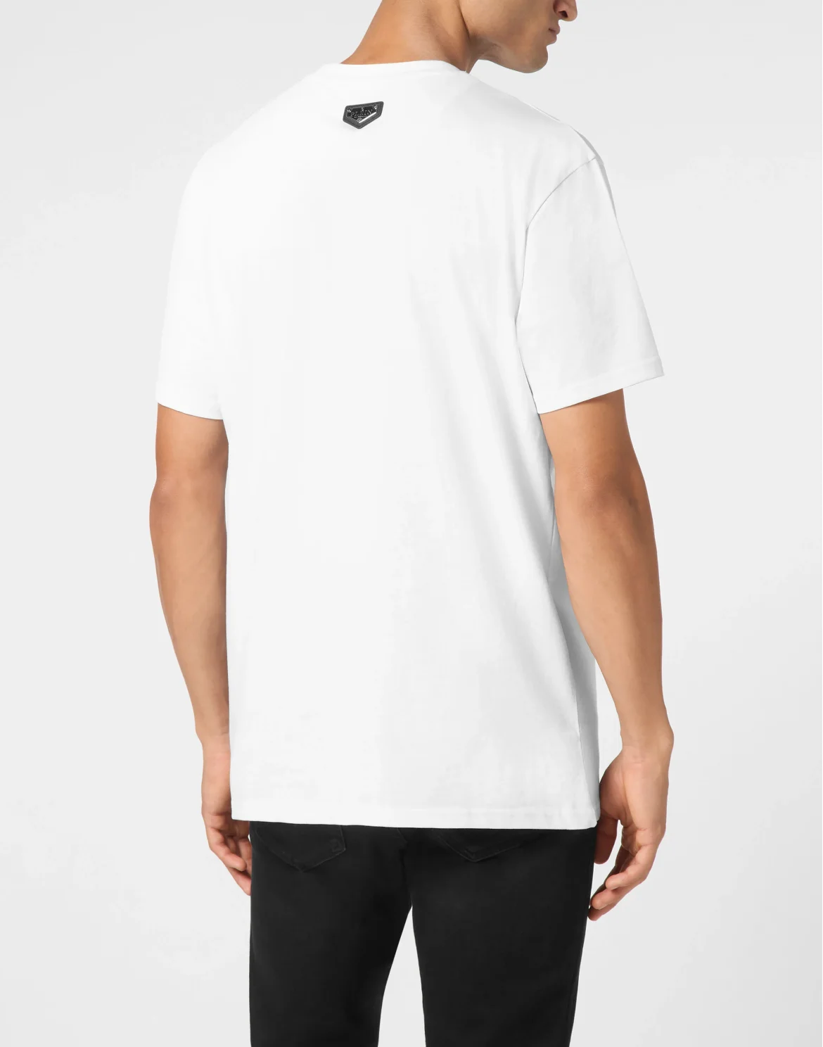 T-shirt Round Neck SS Strass Hexagon, цвет: Белый