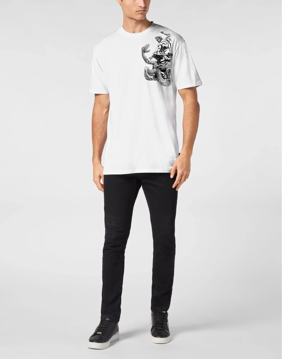 T-shirt Round Neck SS Tattoo, цвет: Белый