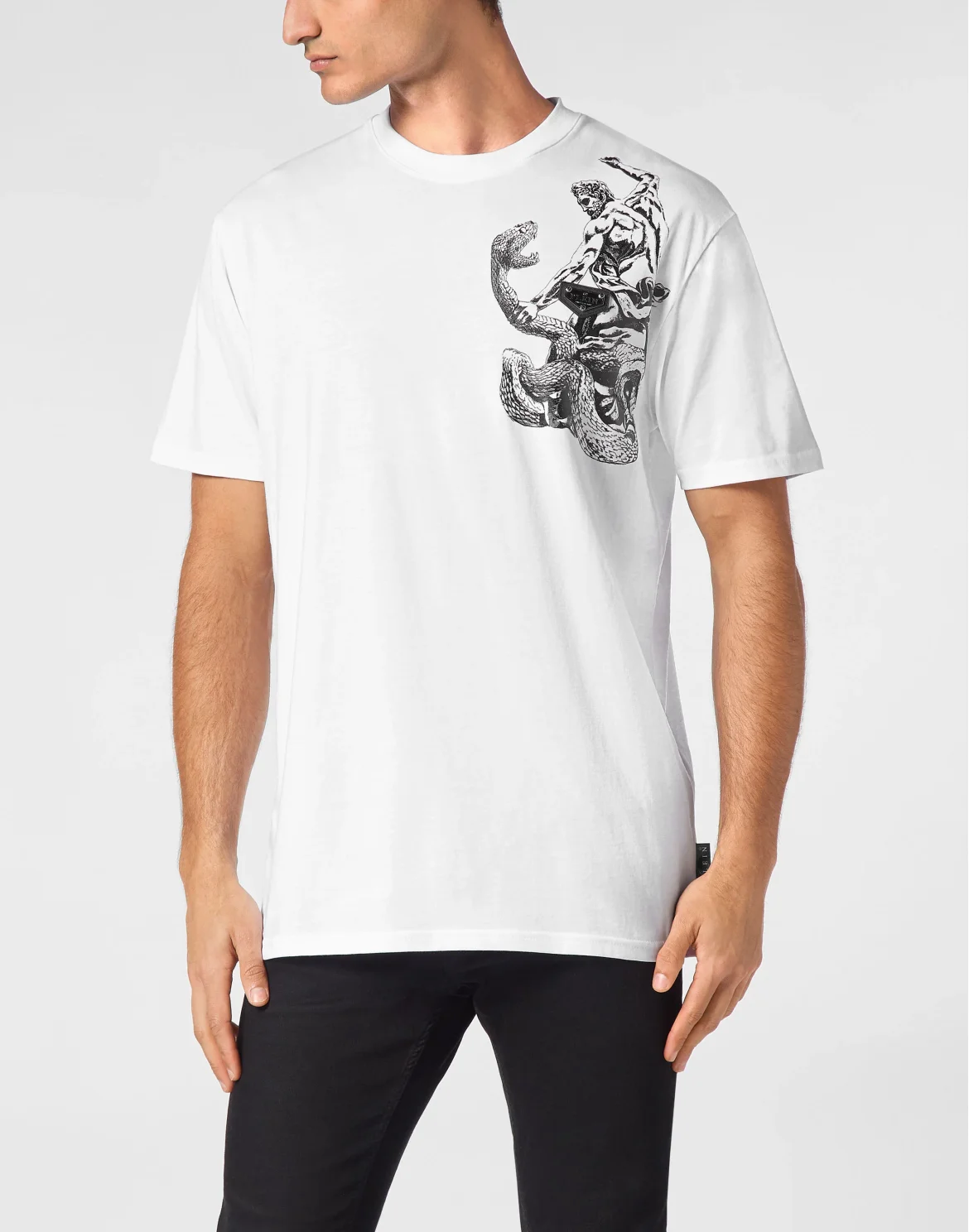 T-shirt Round Neck SS Tattoo, цвет: Белый