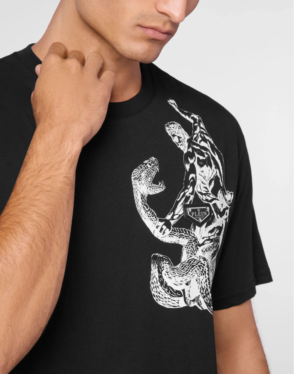 T-shirt Round Neck SS Tattoo, цвет: Черный