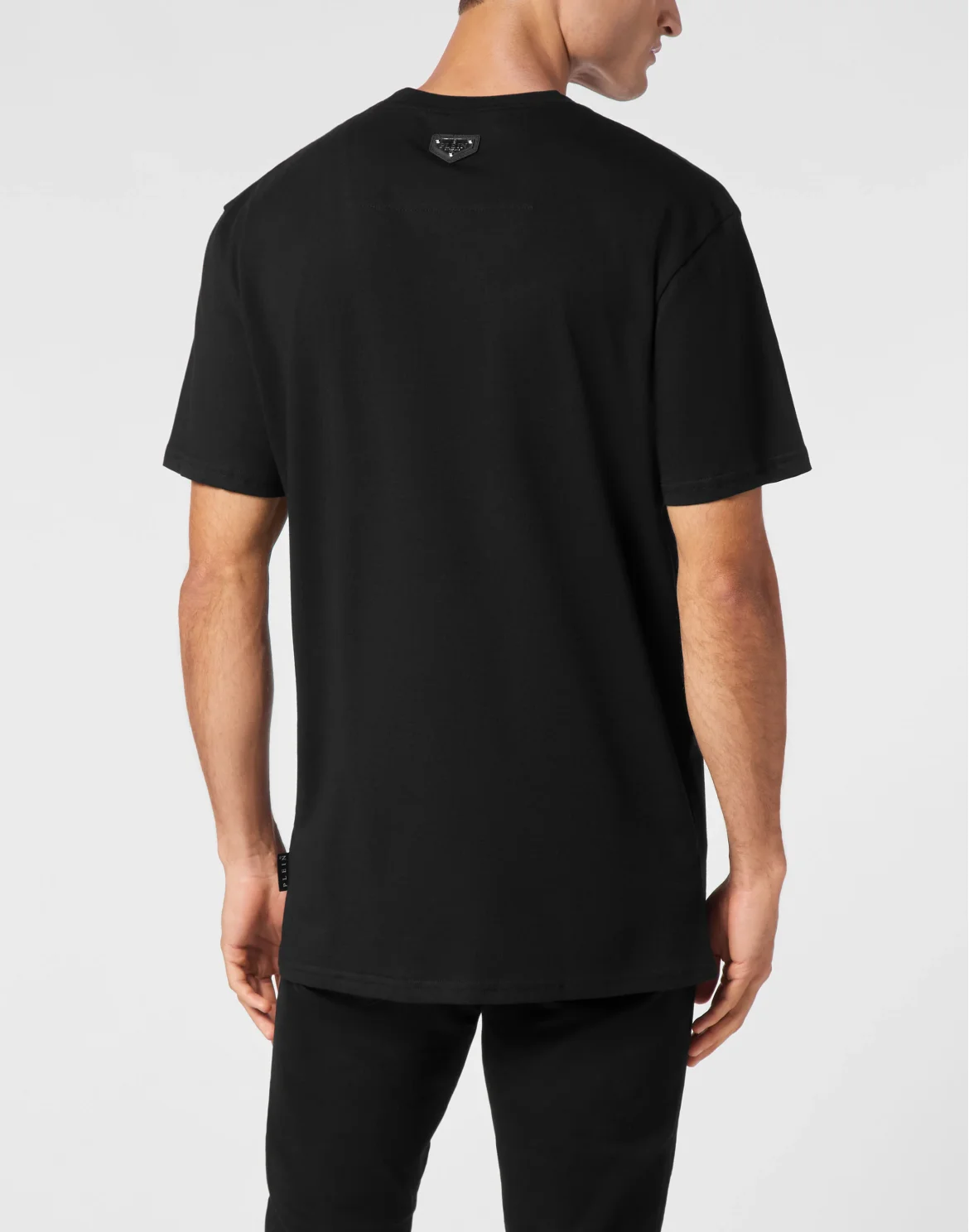 T-shirt Round Neck SS Print Skull, цвет: Черный