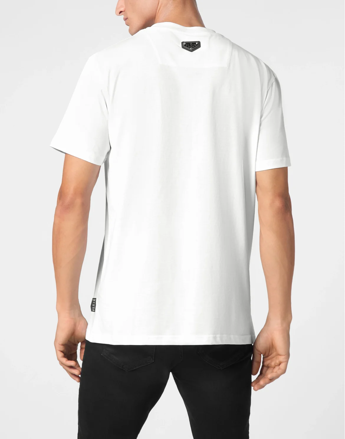 T-shirt Round Neck SS Crystal Monster, цвет: Белый
