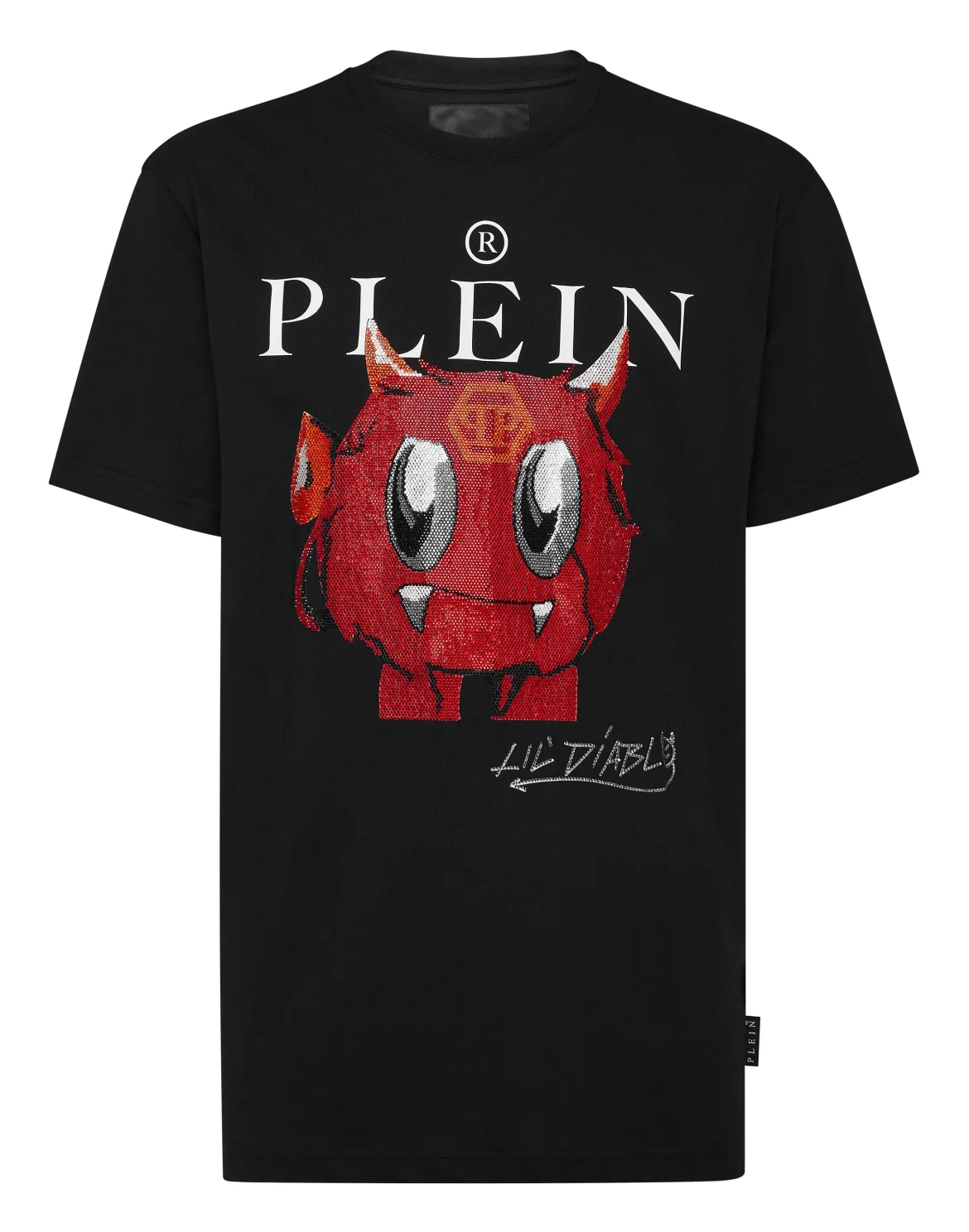 T-shirt Round Neck SS Crystal Monster, цвет: Черный
