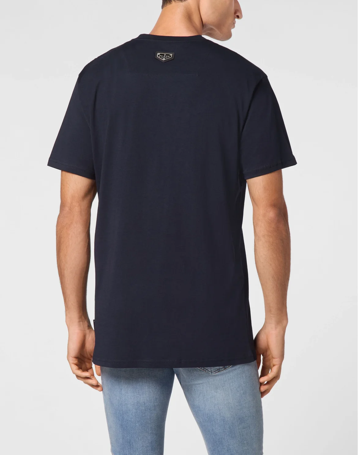 T-shirt Round Neck SS King Plein, цвет: Синий