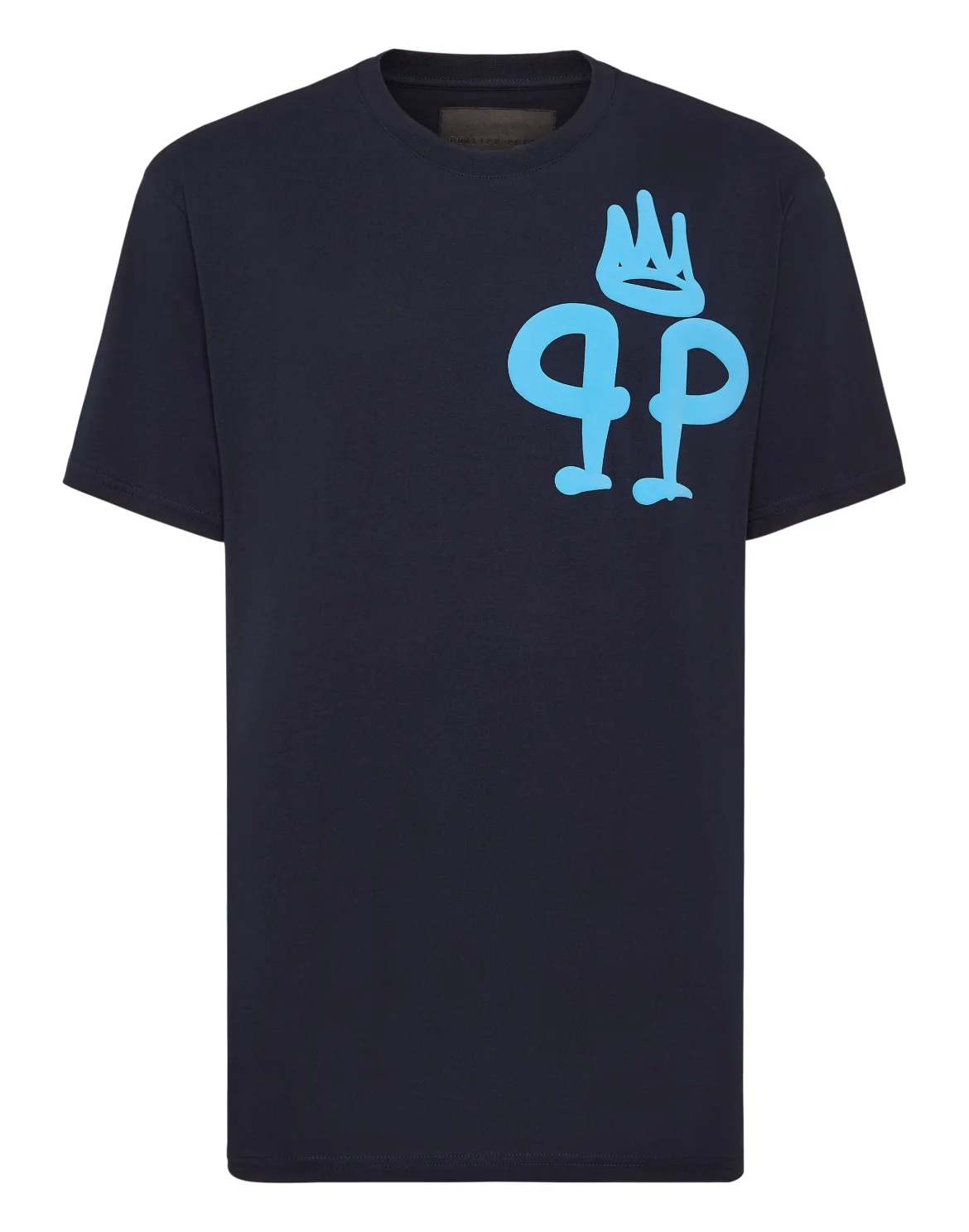 T-shirt Round Neck SS King Plein, цвет: Синий