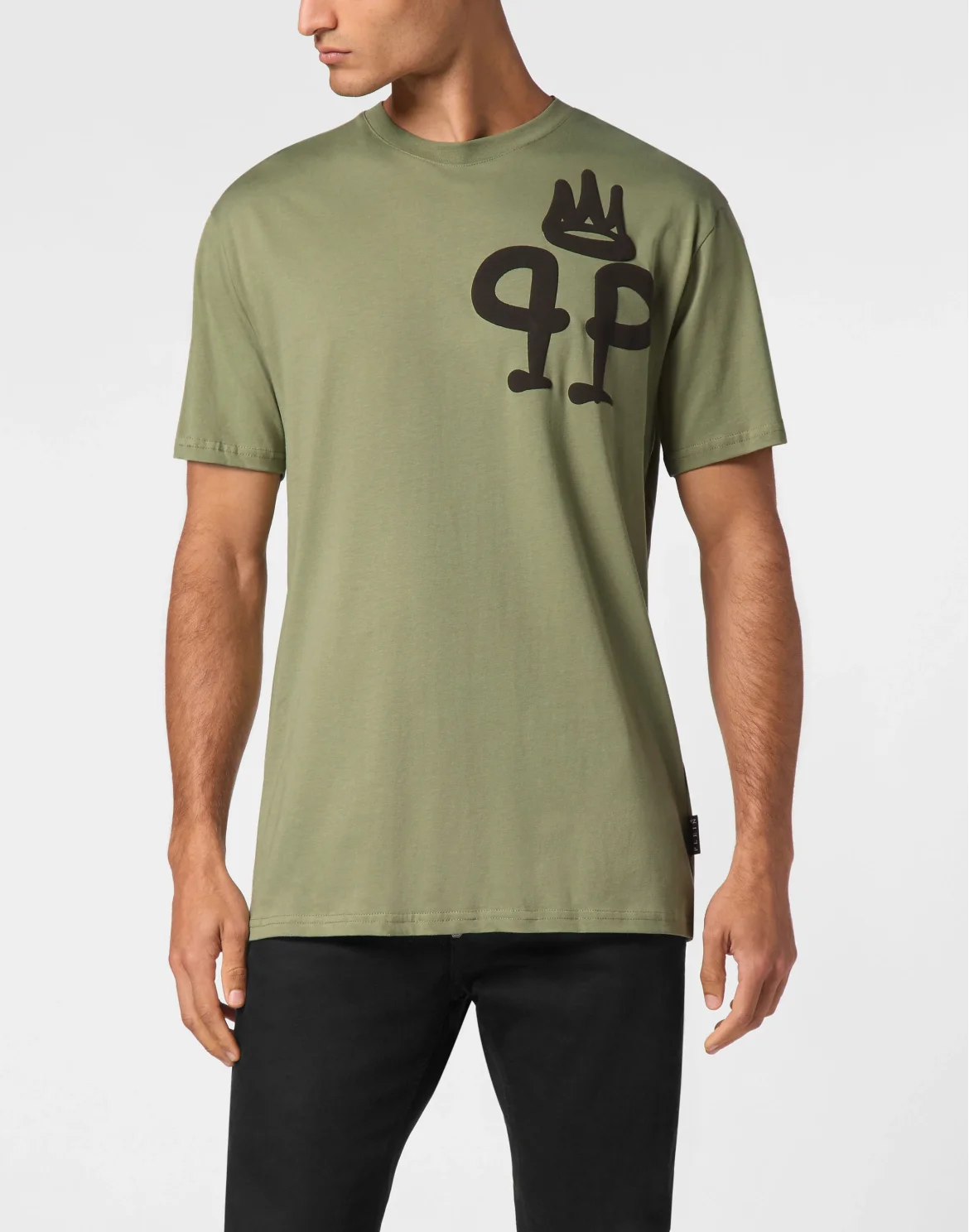T-shirt Round Neck SS King Plein, цвет: Камуфляж