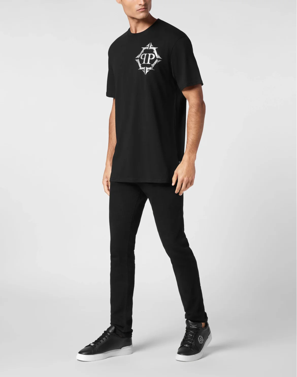 T-shirt Round Neck SS Chrome, цвет: Черный