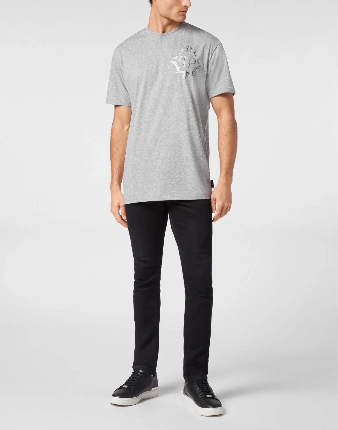 T-shirt Round Neck SS Chrome, цвет: Серый