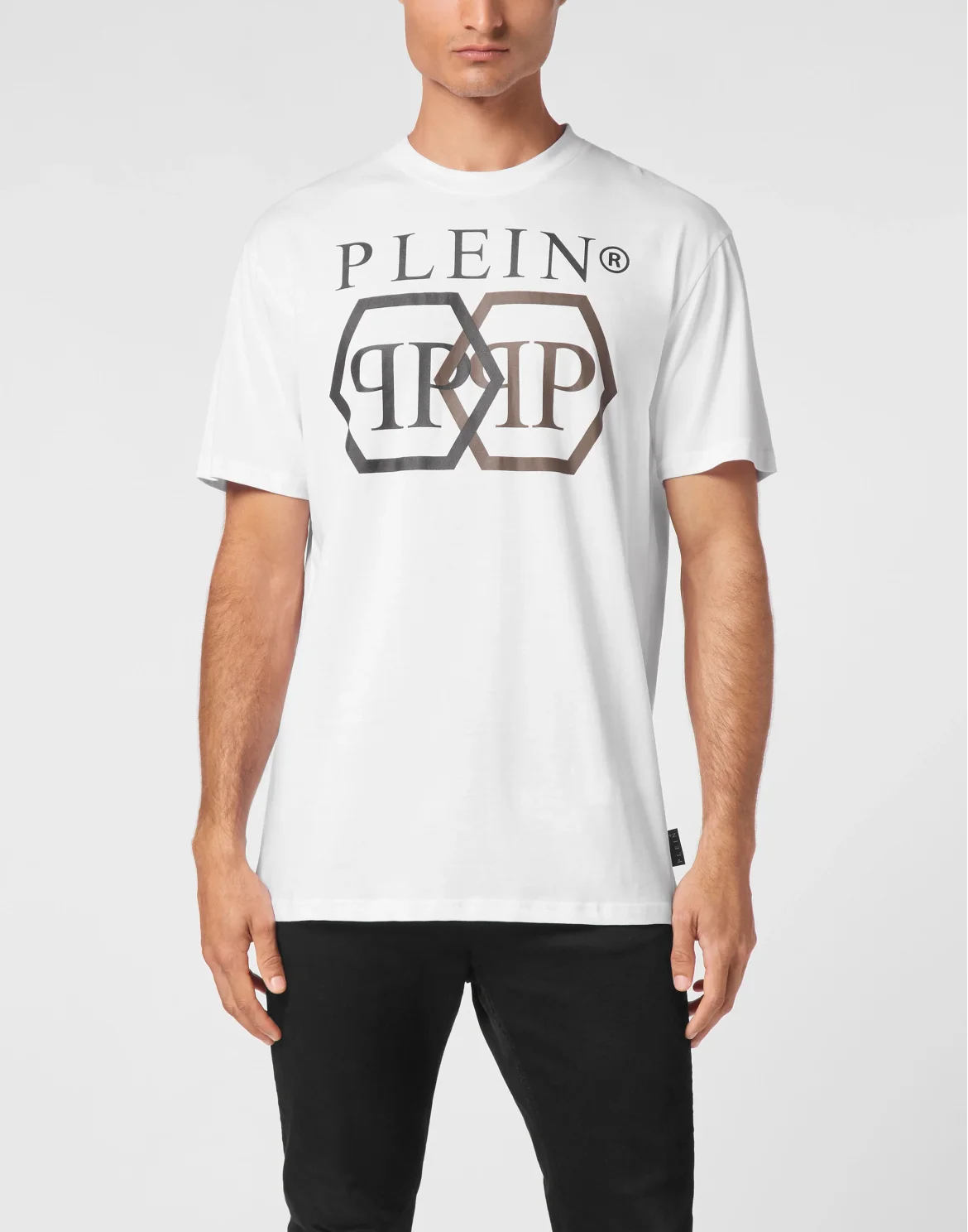 T-shirt Round Neck SS Stones Hexagon, цвет: Белый