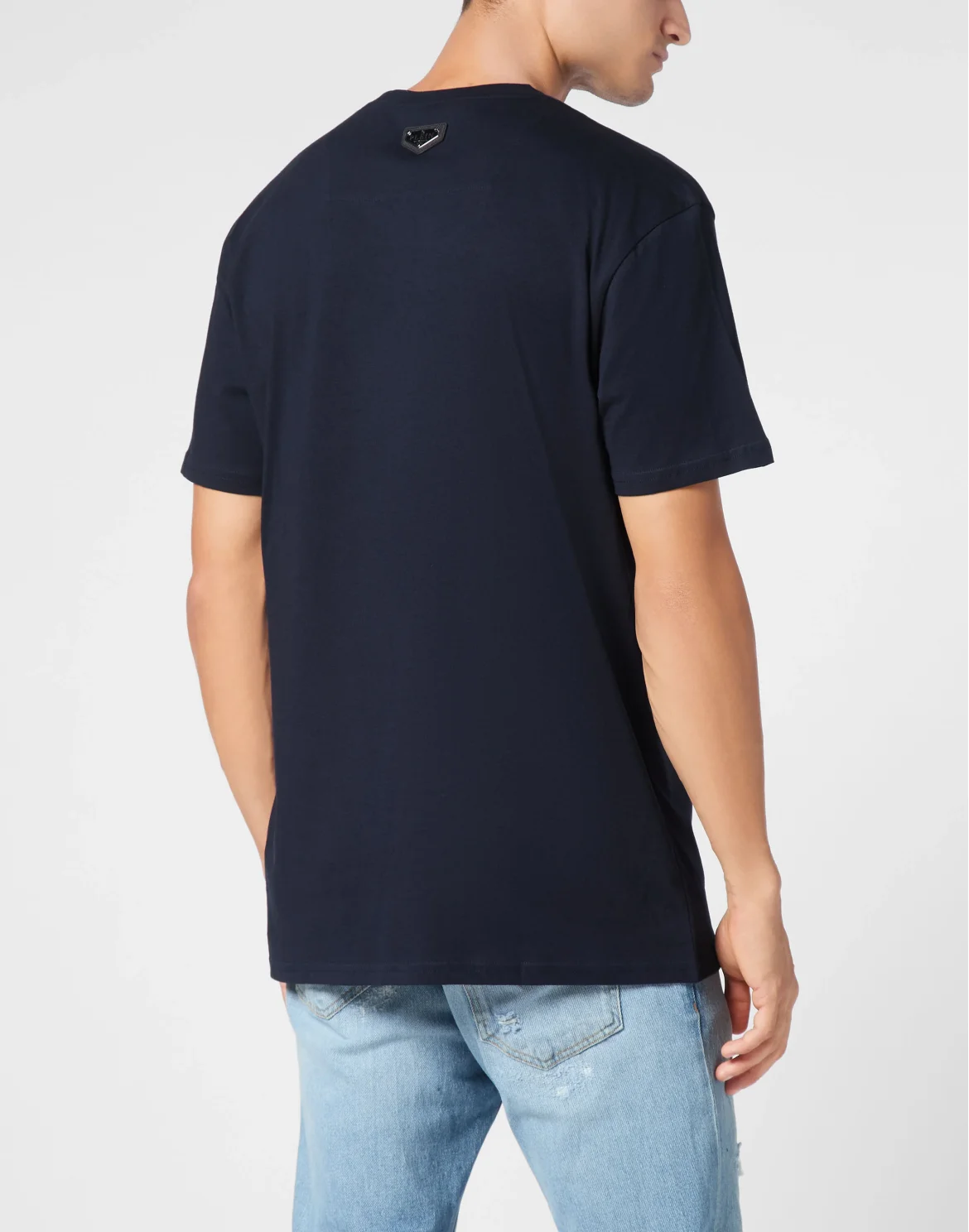 T-shirt Round Neck SS Stones Skull, цвет: Синий